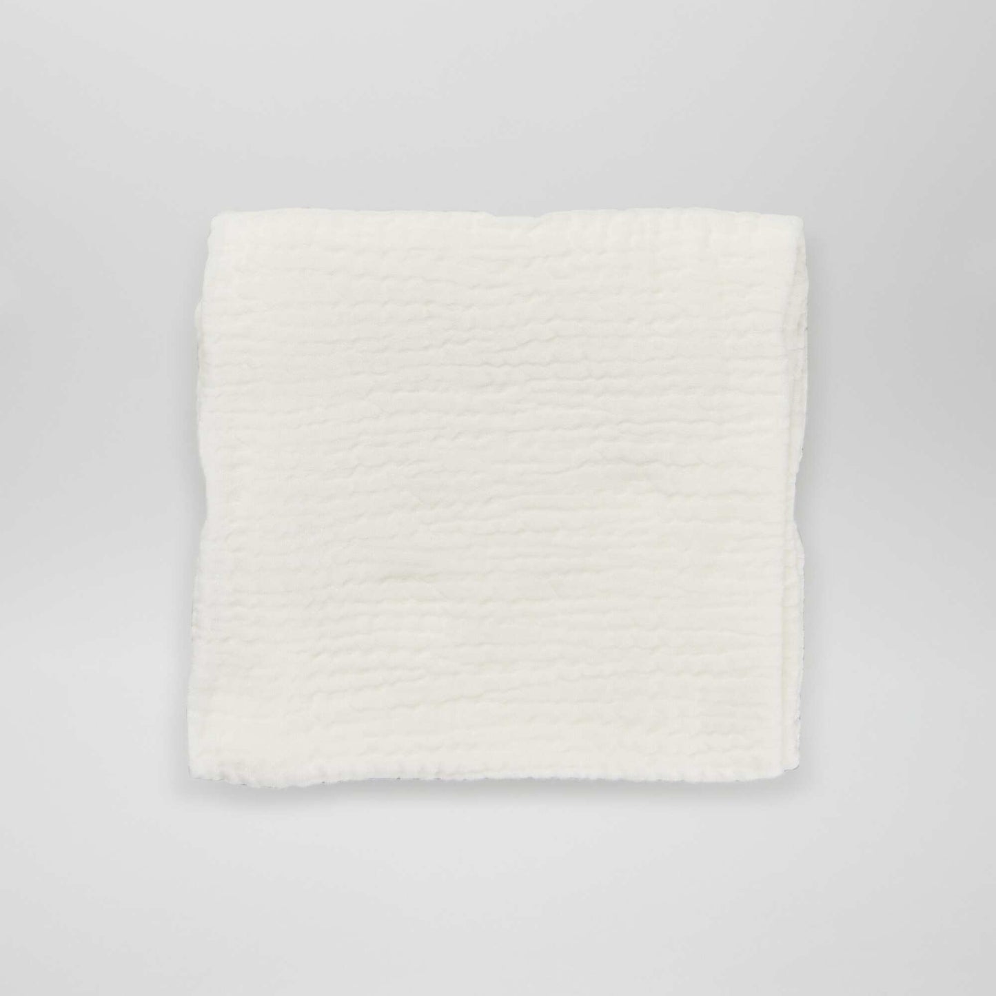 Pack of 3 cotton gauze squares WHITE