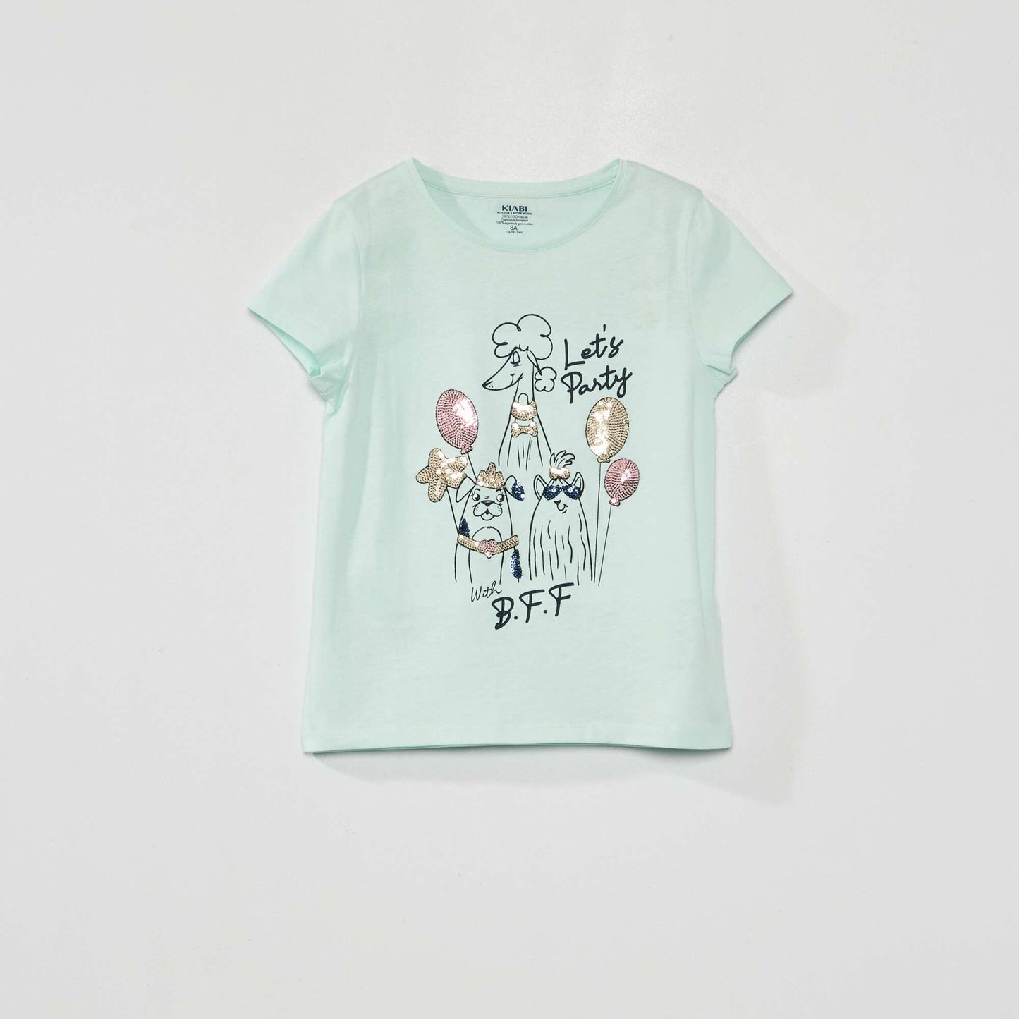 Jersey T-shirt with fun design BLUE