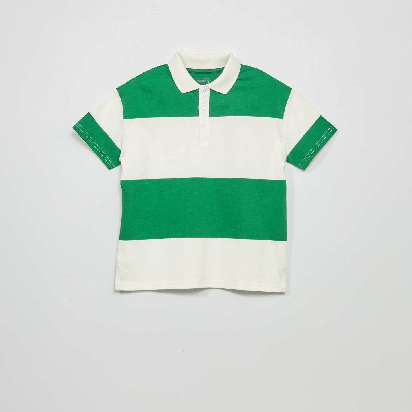 Jersey knit polo shirt GREEN