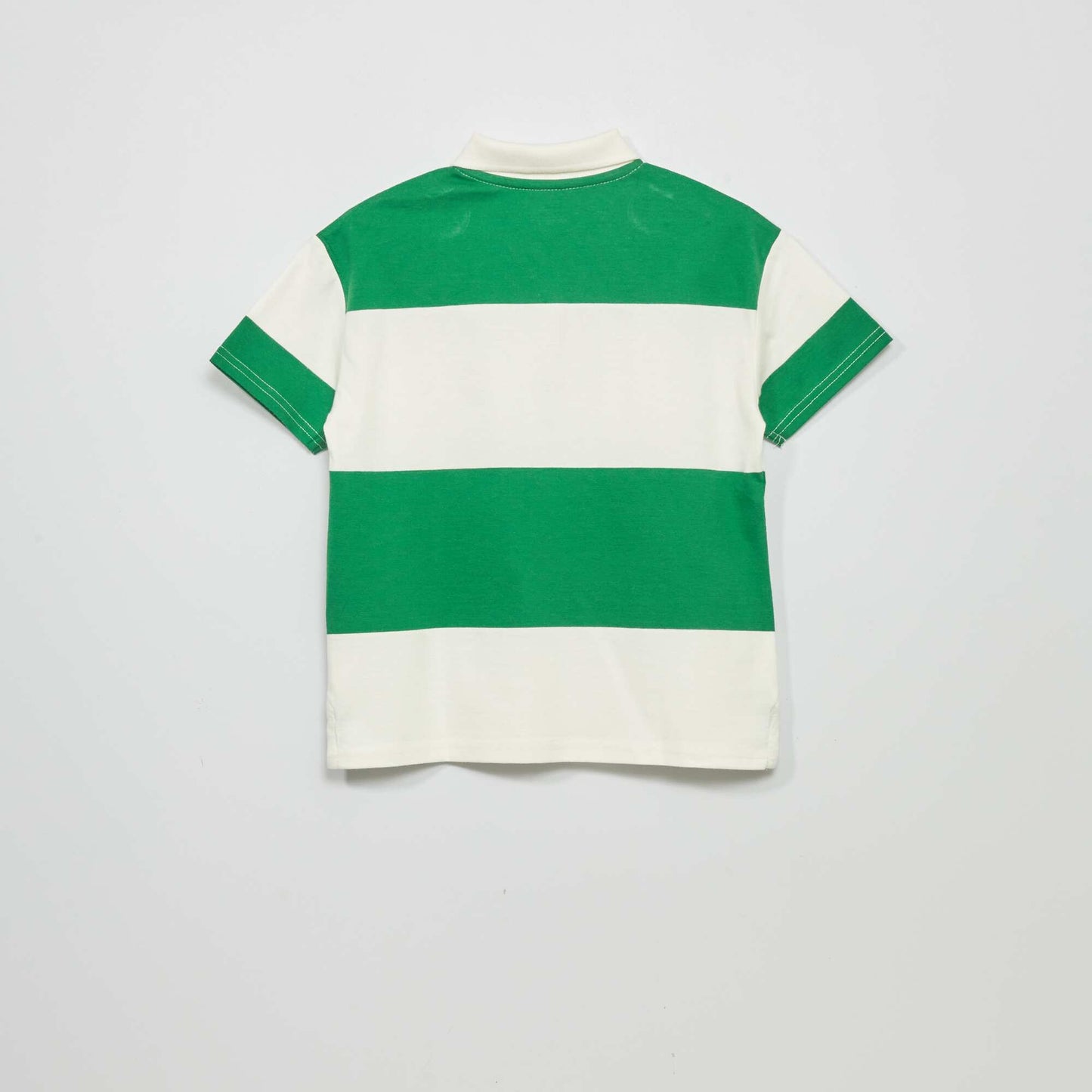 Jersey knit polo shirt GREEN