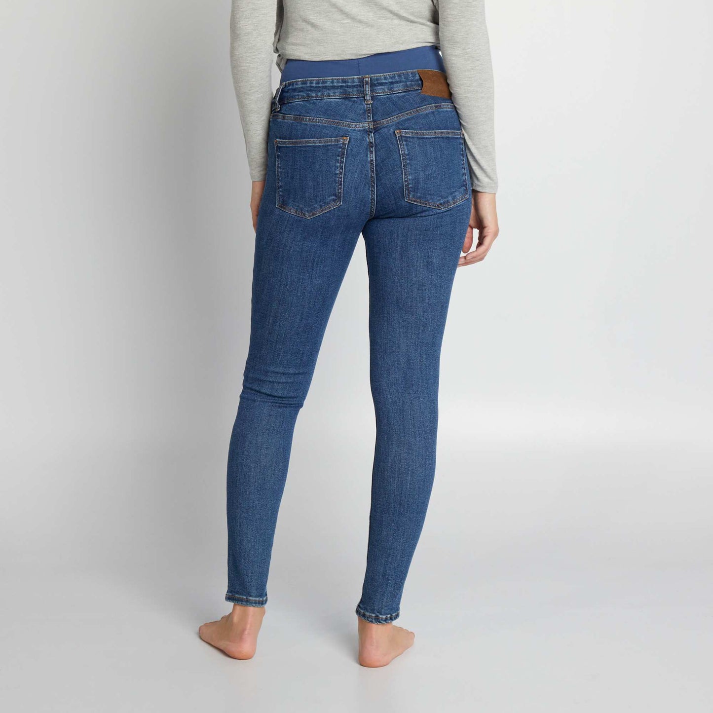 Super stretchy maternity jeans BLUE