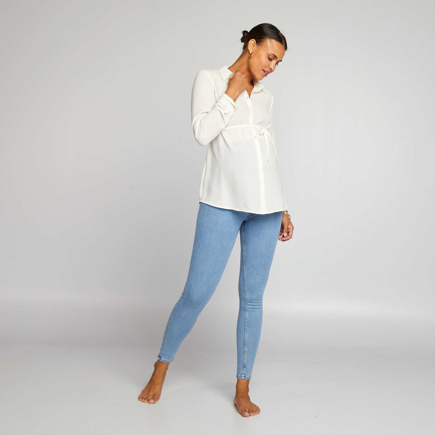 Super stretchy maternity jeans Blue