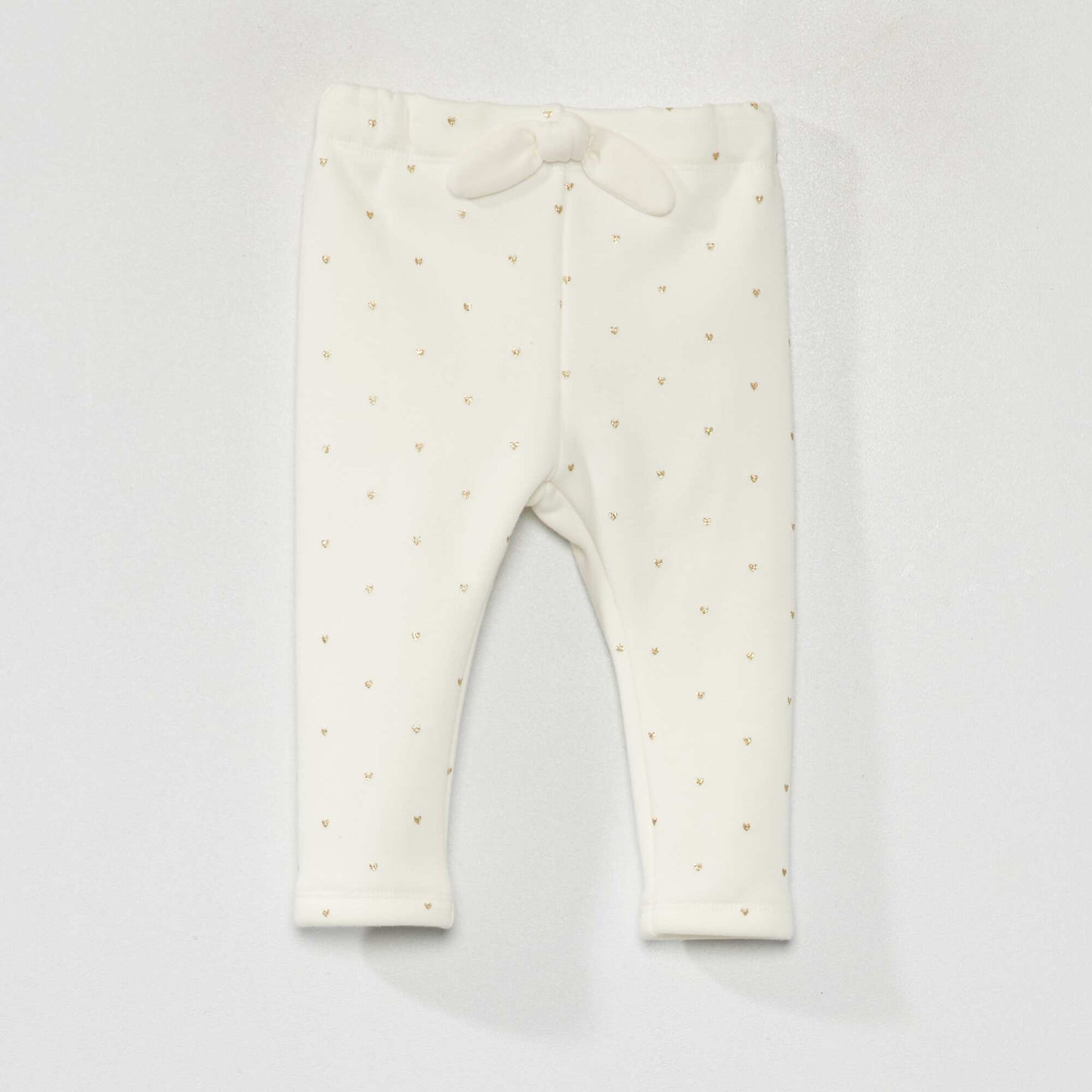 Printed sweatshirt fabric trousers - Super warm SNOW HEART