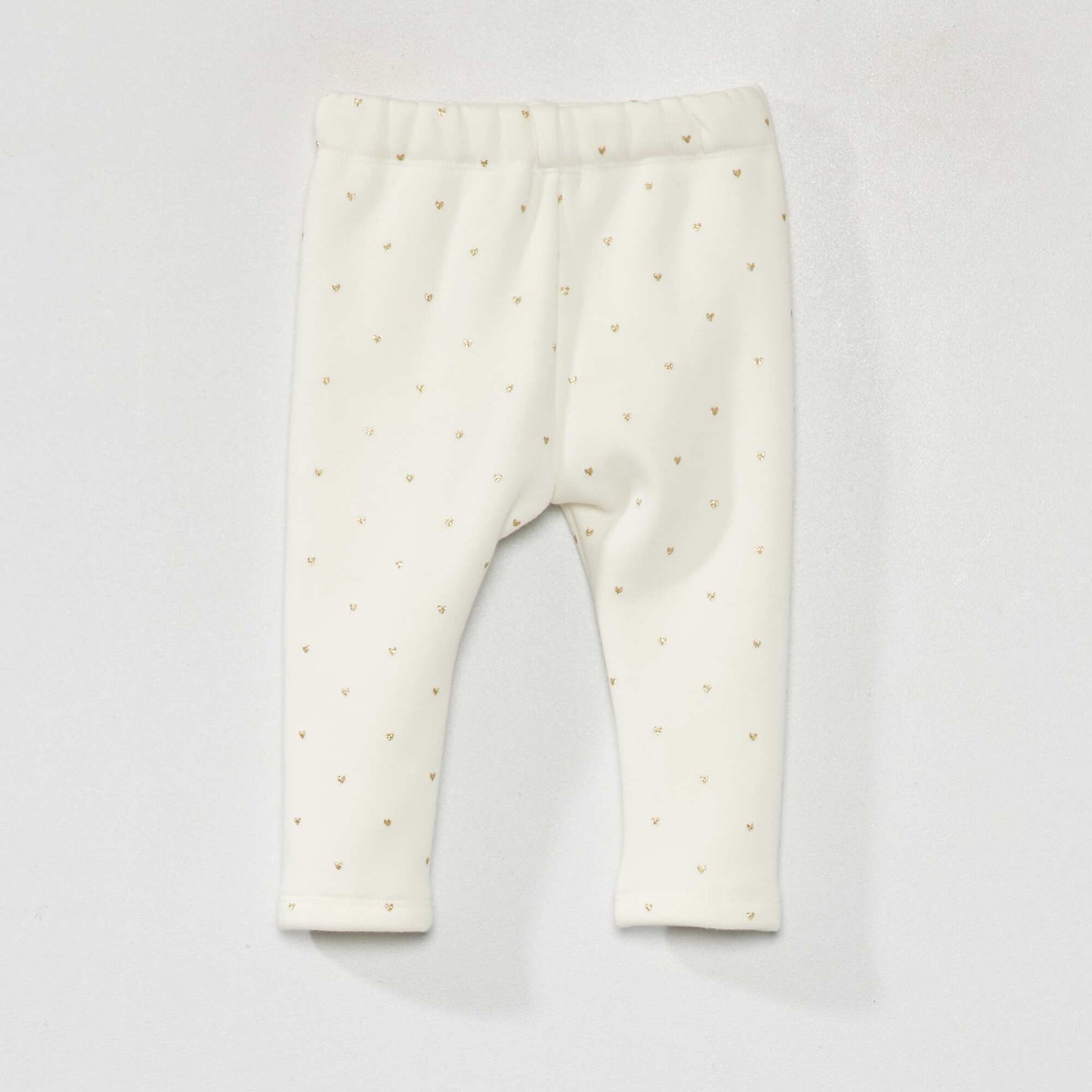 Printed sweatshirt fabric trousers - Super warm SNOW HEART