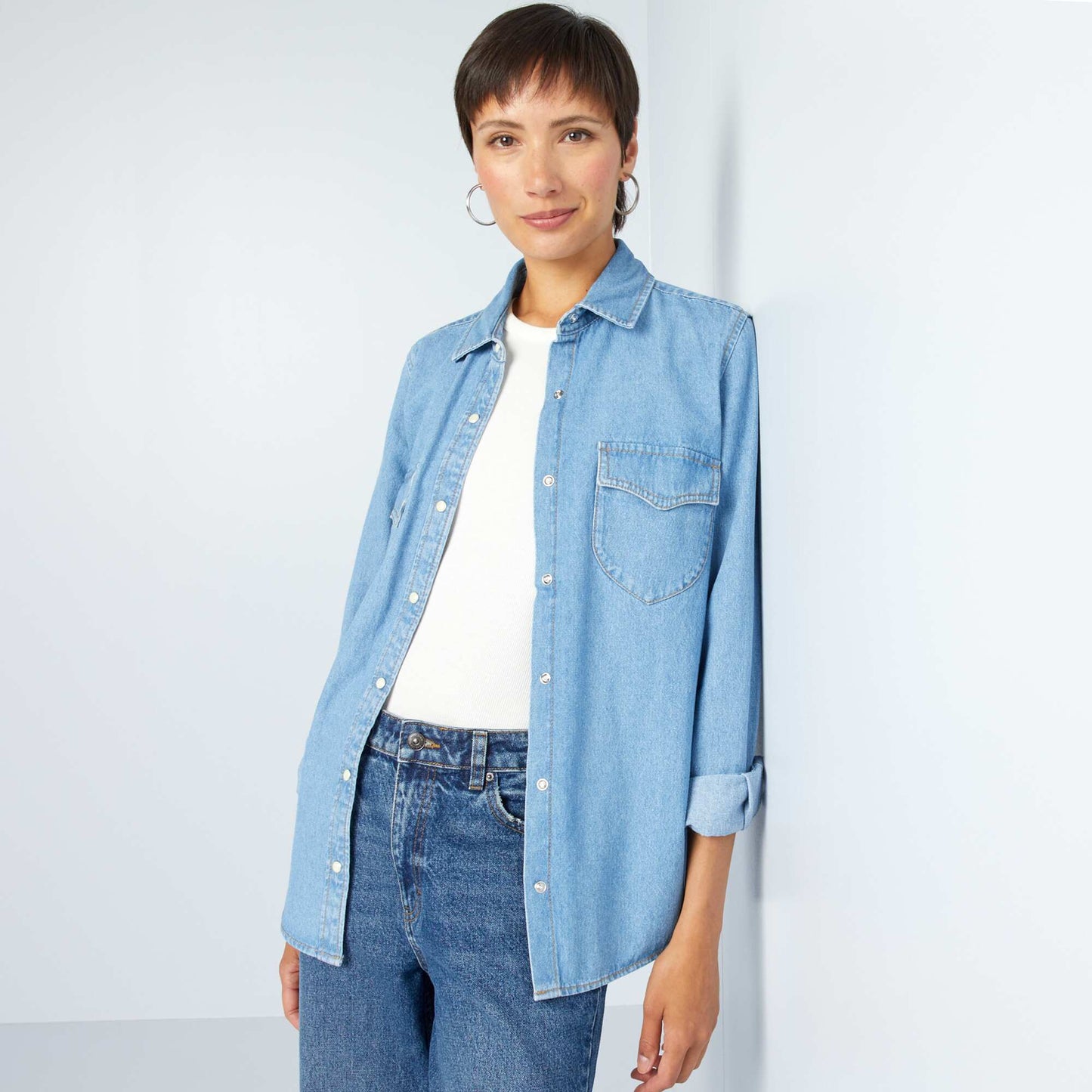 Denim shirt DOUBLE_STO