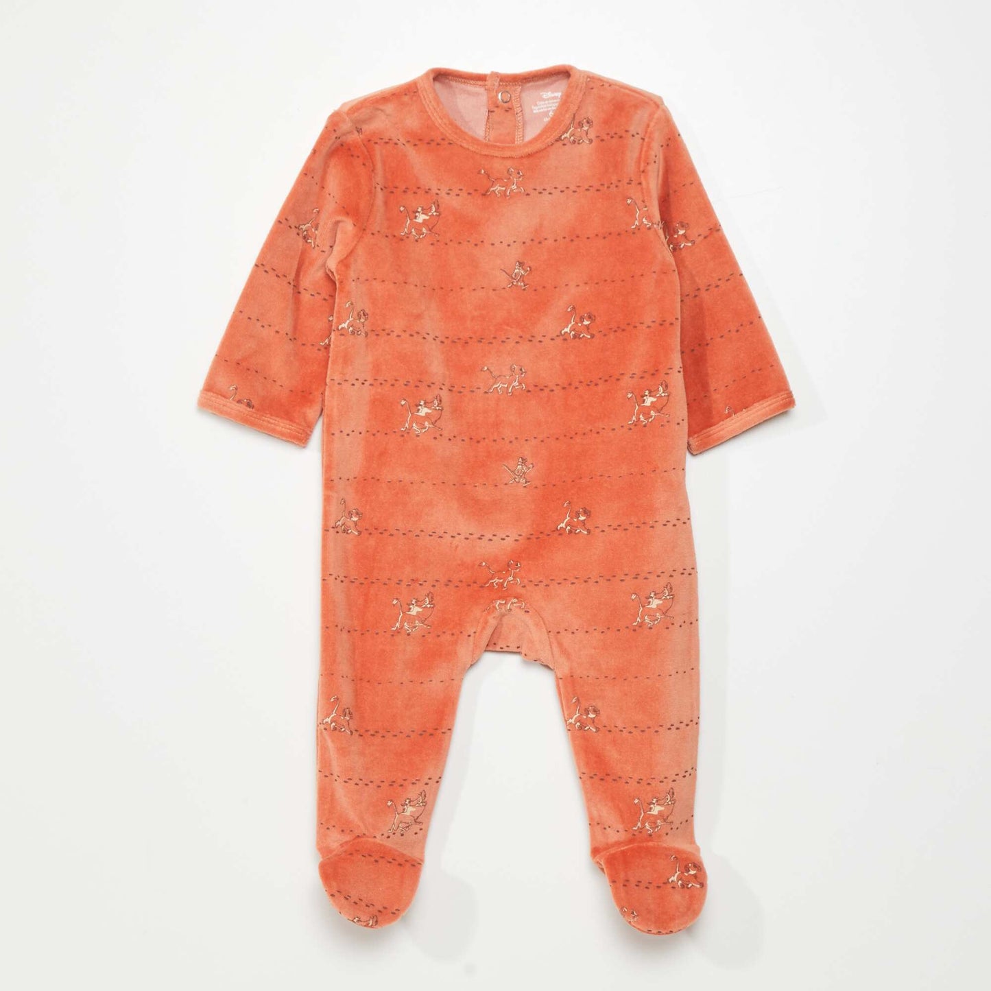 Simba pack of 1 velour sleepsuit + 1 cotton bodysuit simba