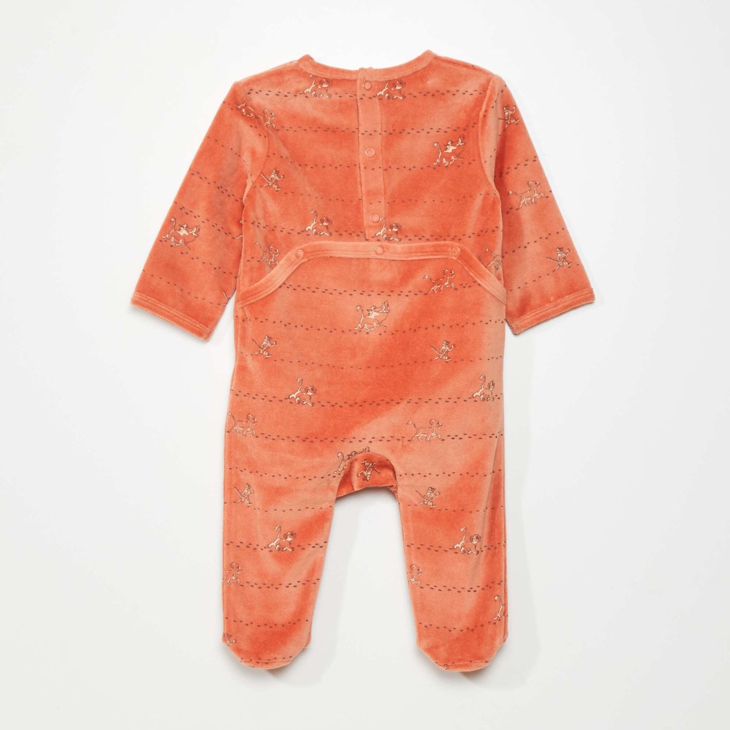 Simba pack of 1 velour sleepsuit + 1 cotton bodysuit simba