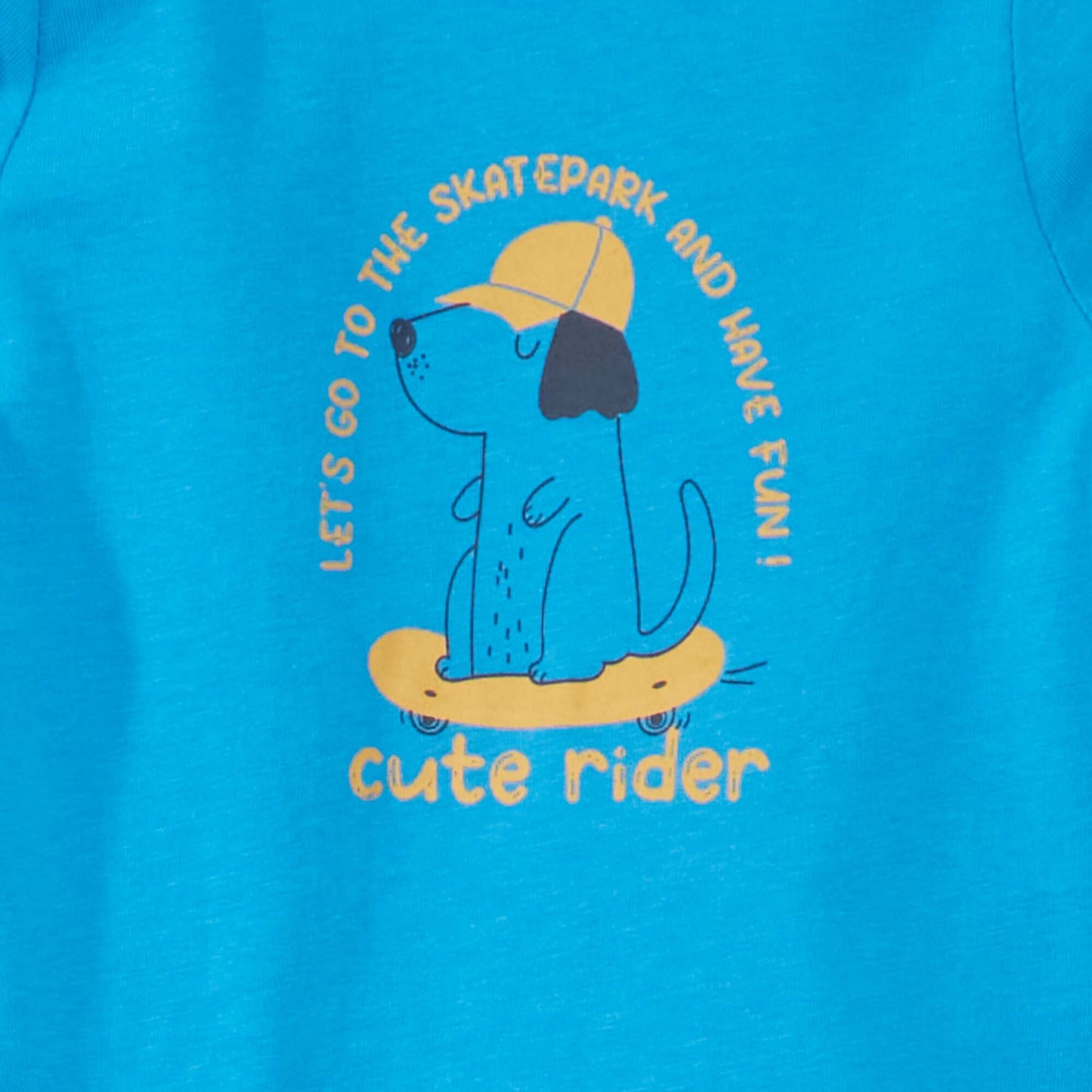 Printed jersey T-shirt BLUE DOG