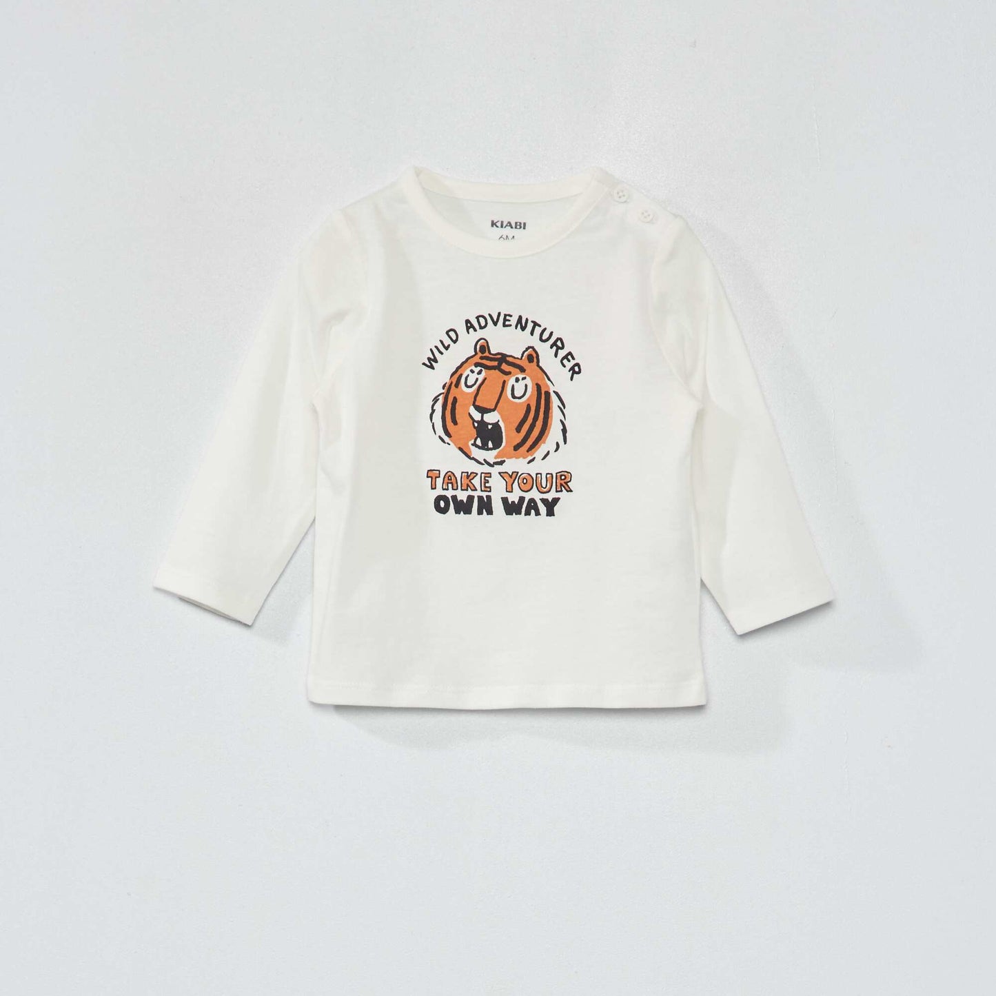 Printed jersey T-shirt SNOW TIGER