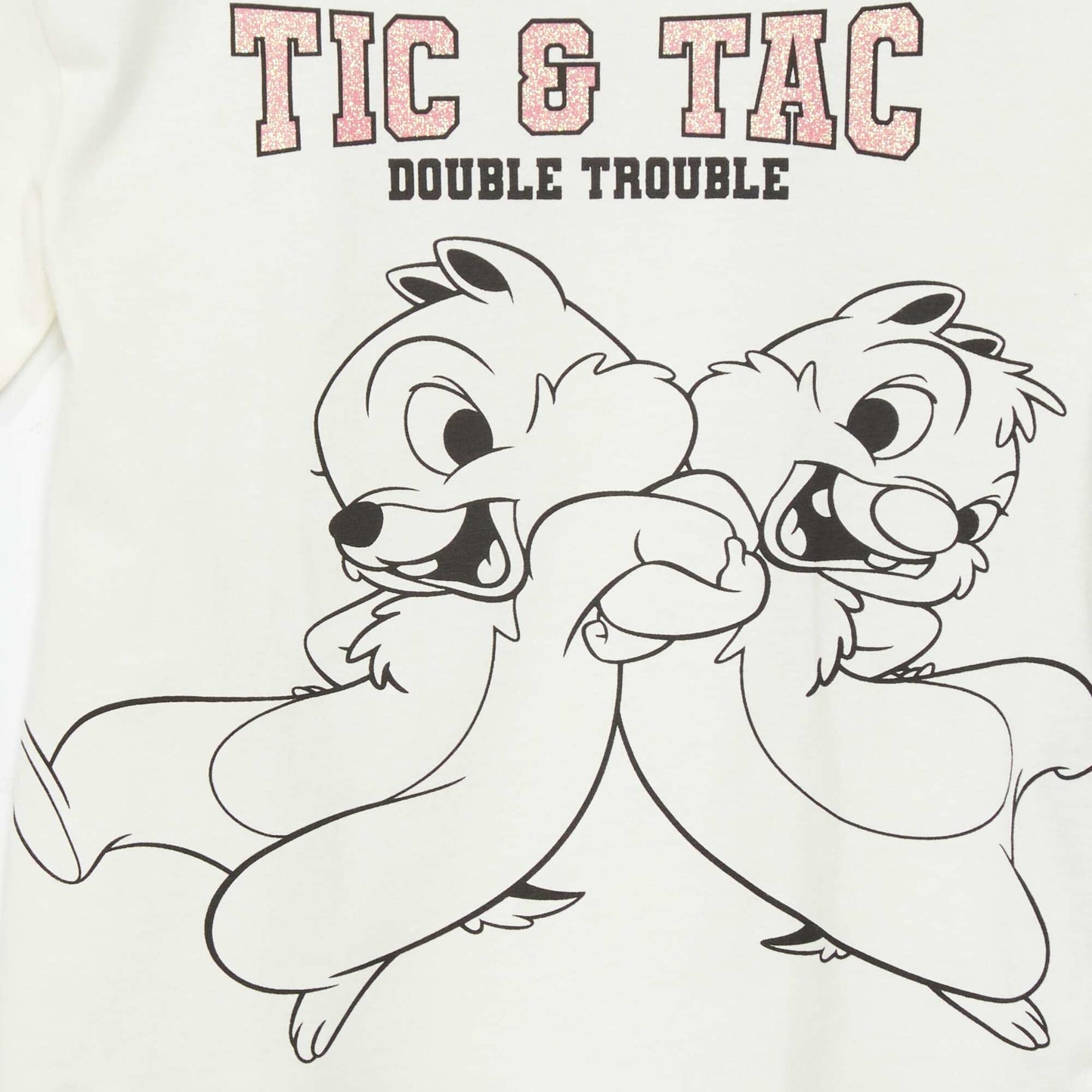 Disney Chip 'n' Dale T-shirt Beige