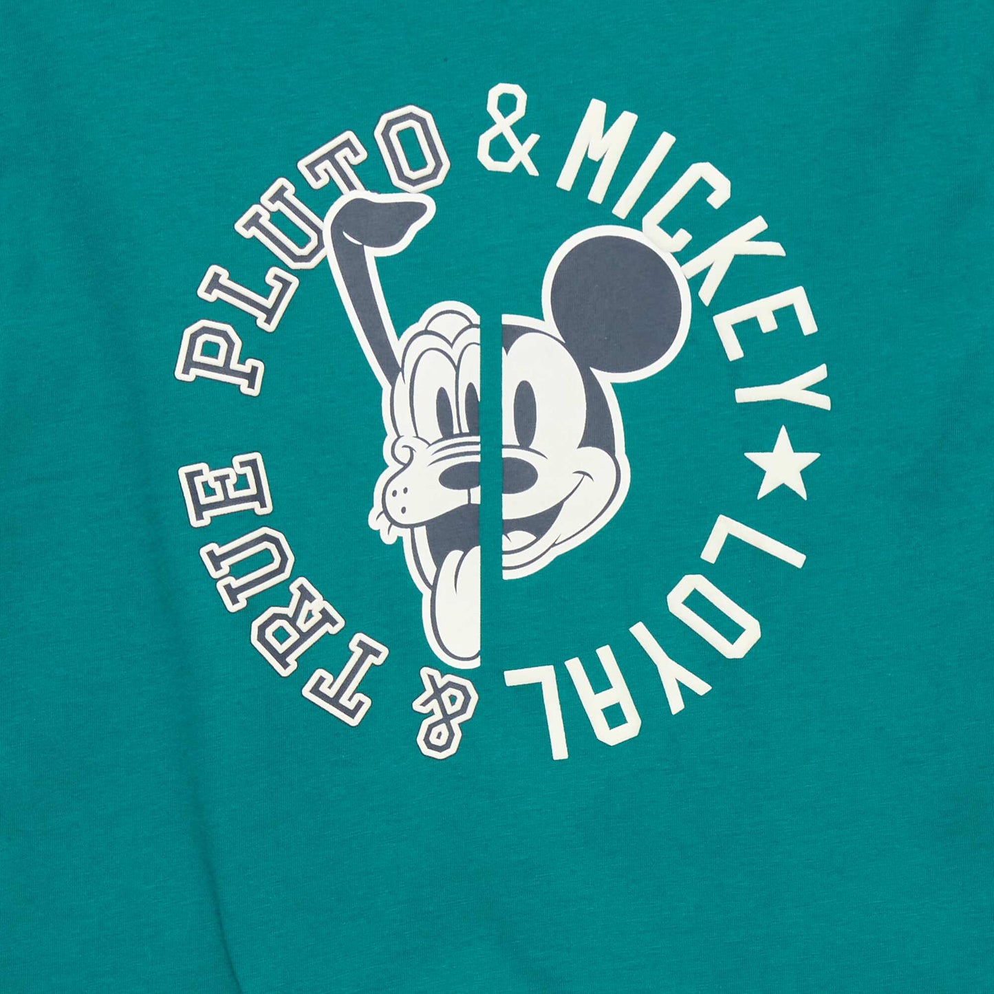 'Mickey and friends' loose-fit T-shirt GREEN