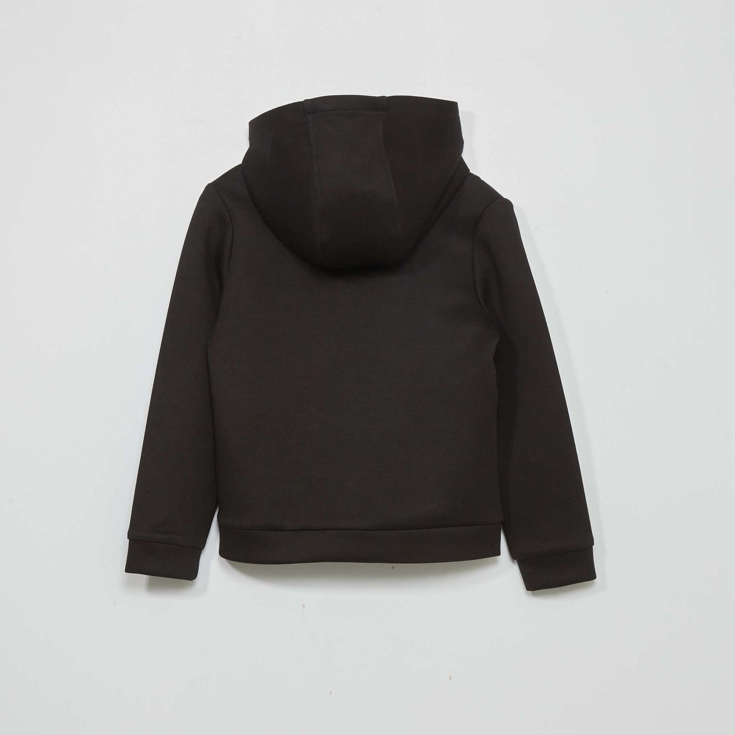 Zip-up hoodie BLACK