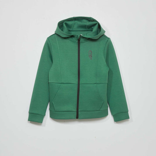 Zip-up hoodie GREEN