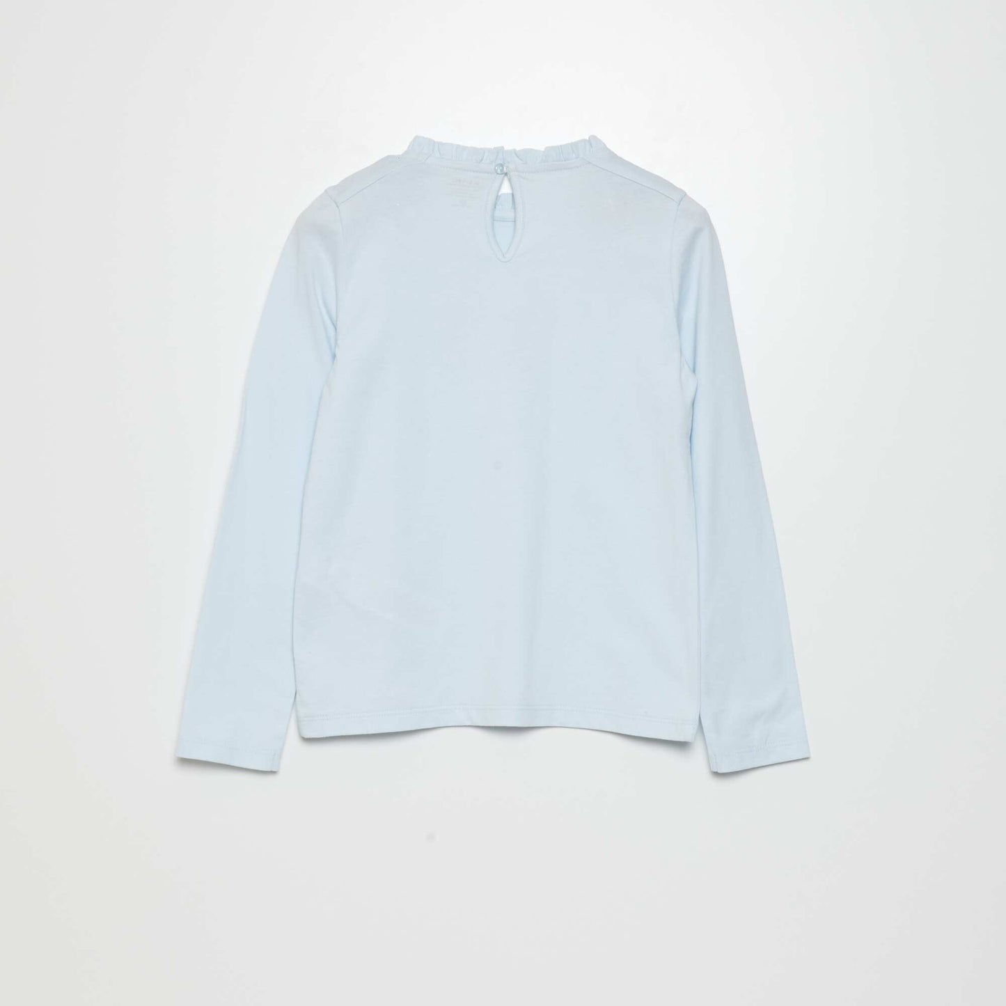 Long-sleeved jersey T-shirt BLUE