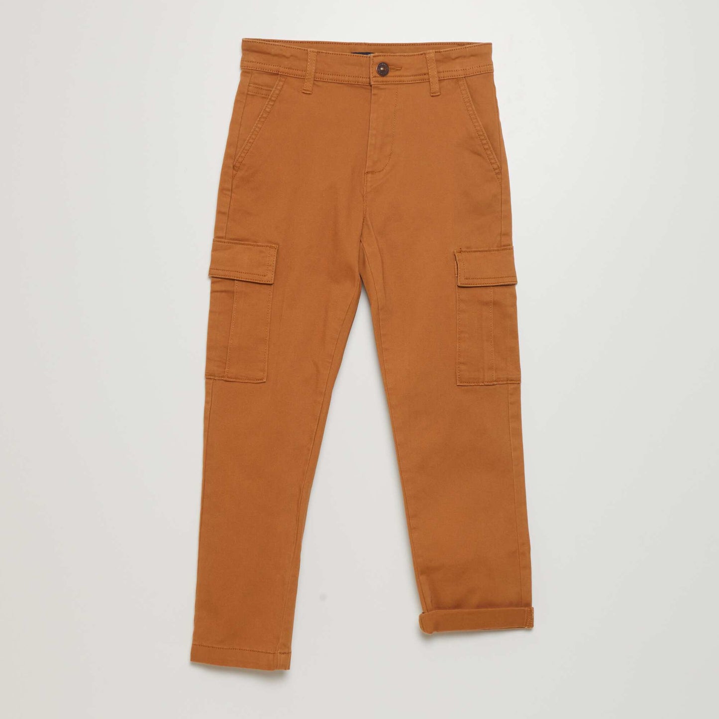 Multi-pocket trousers Brown