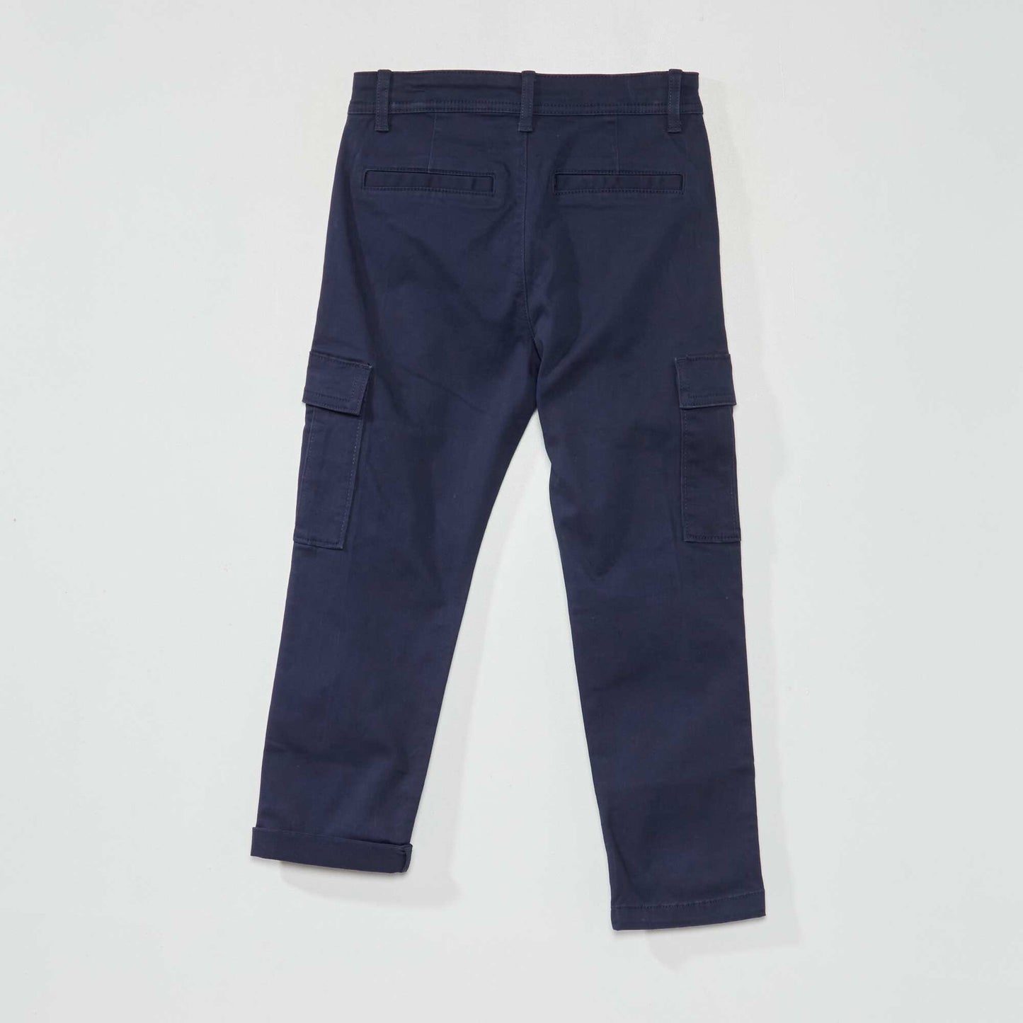 Multi-pocket trousers Blue dark