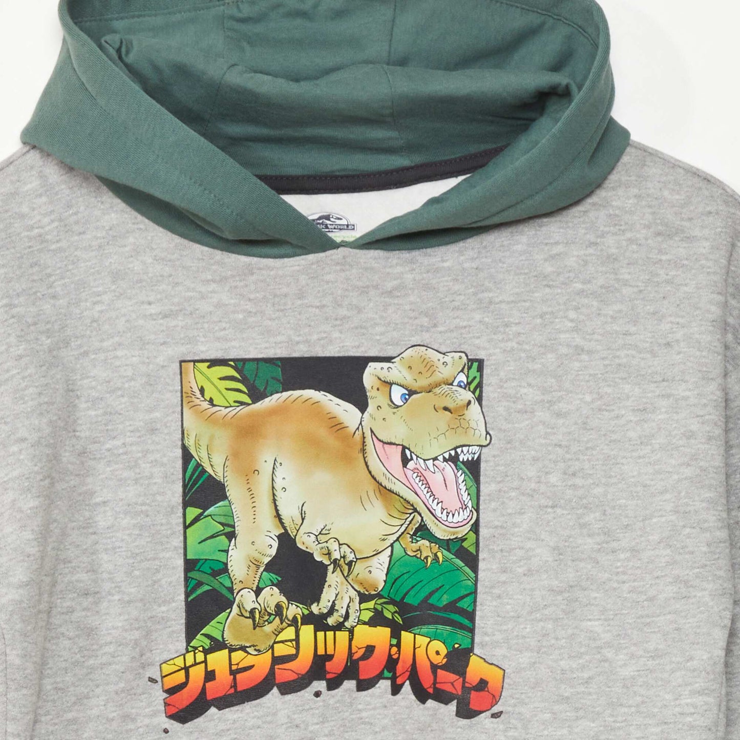 'Jurassic Park' hoodie Grey