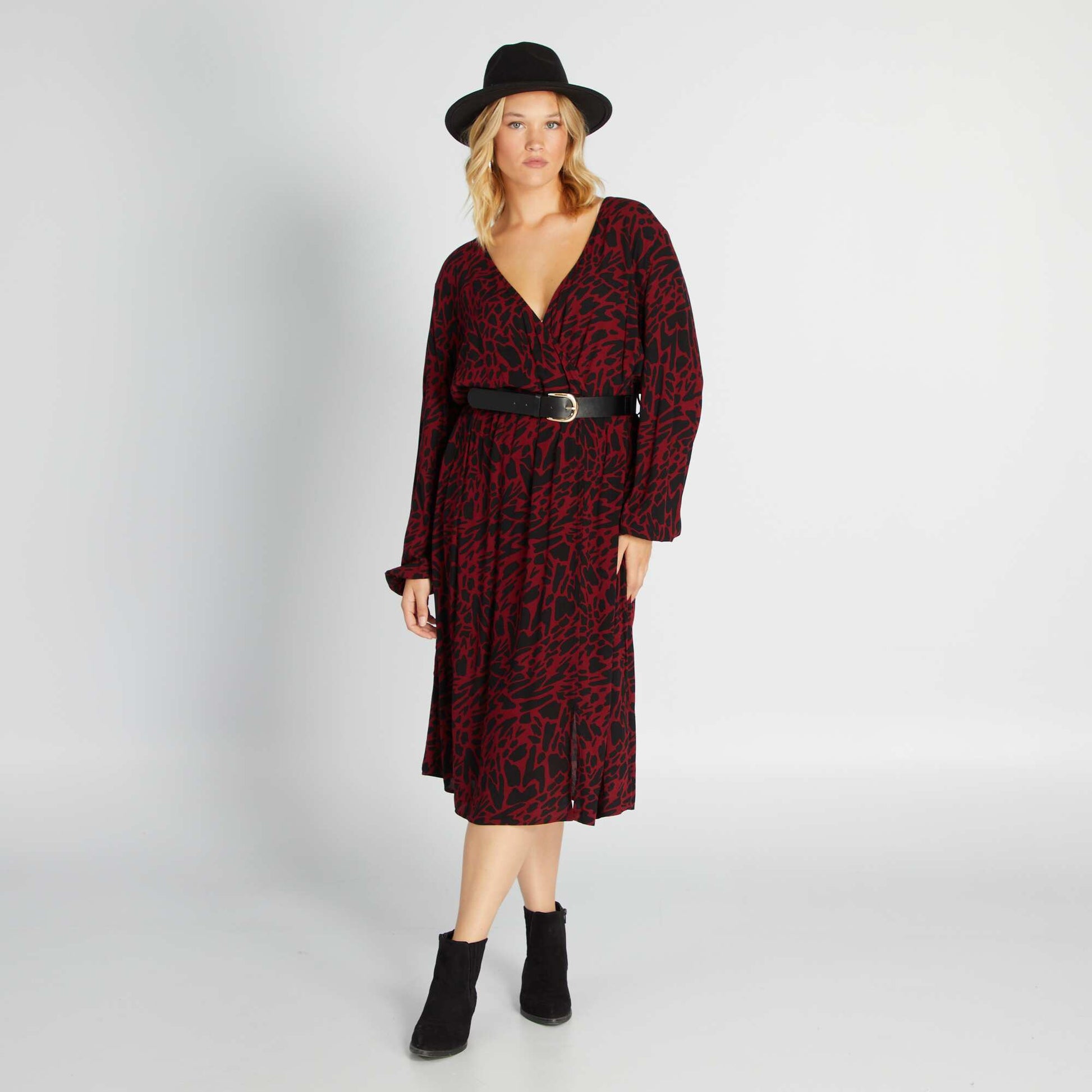 Long dress with print TACHYRUB