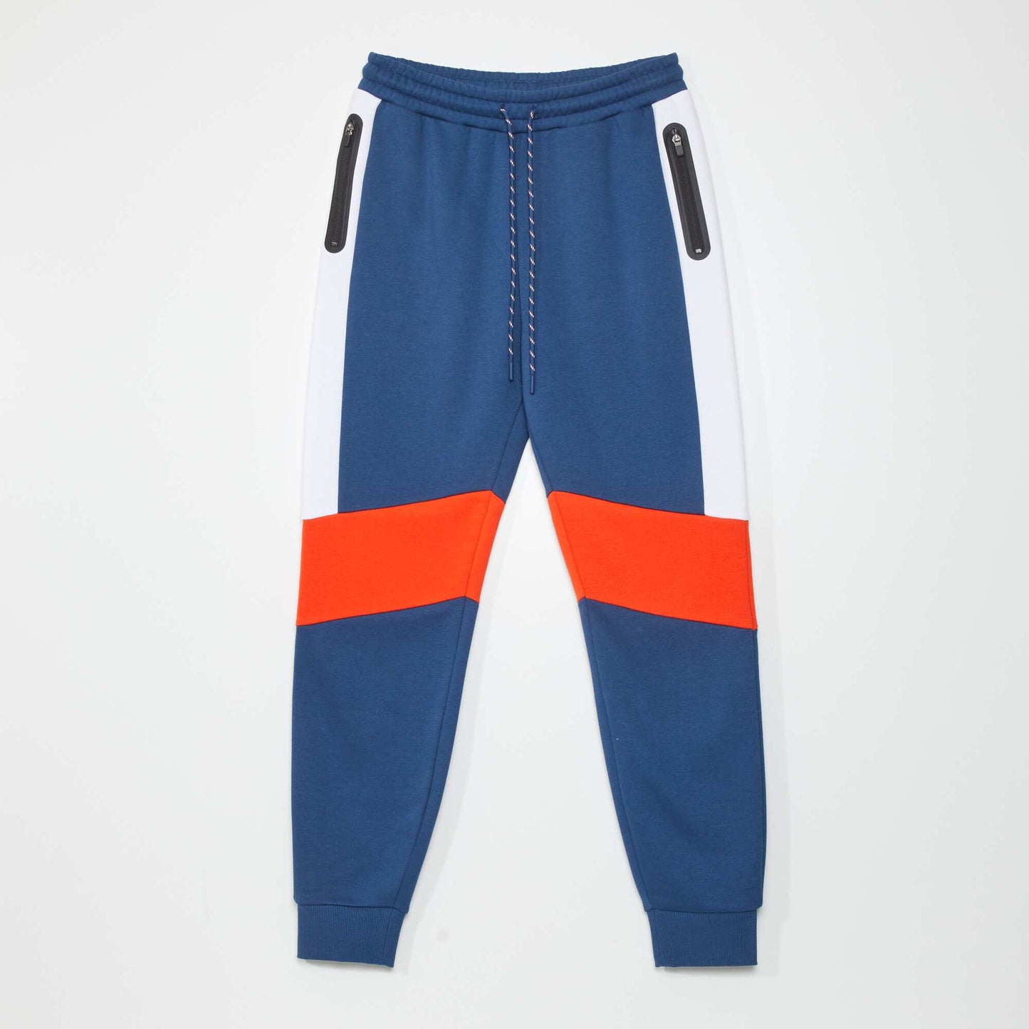 Sweatshirt fabric joggers dark blue