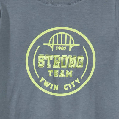 تي شيرت بأكمام طويلة مع طباعة GREY_ATLAN