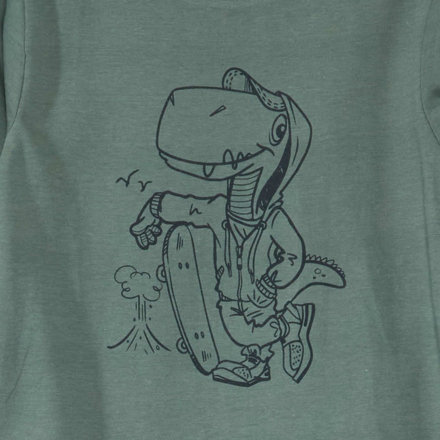 Long-sleeved T-shirt with print KAKI_DINO