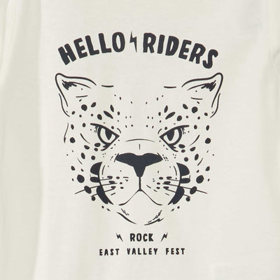 تي شيرت بأكمام طويلة مع طباعة SNO_HEAD