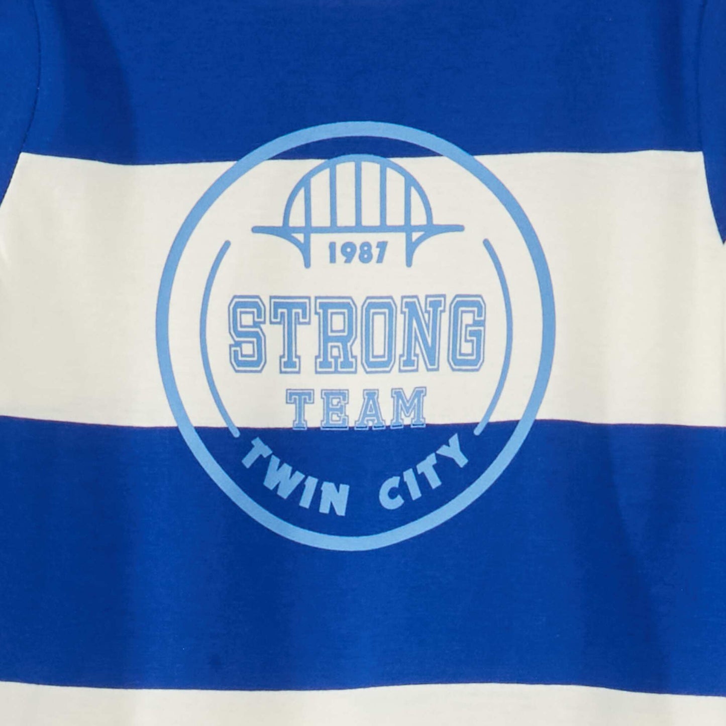 Long-sleeved jersey T-shirt BLUE