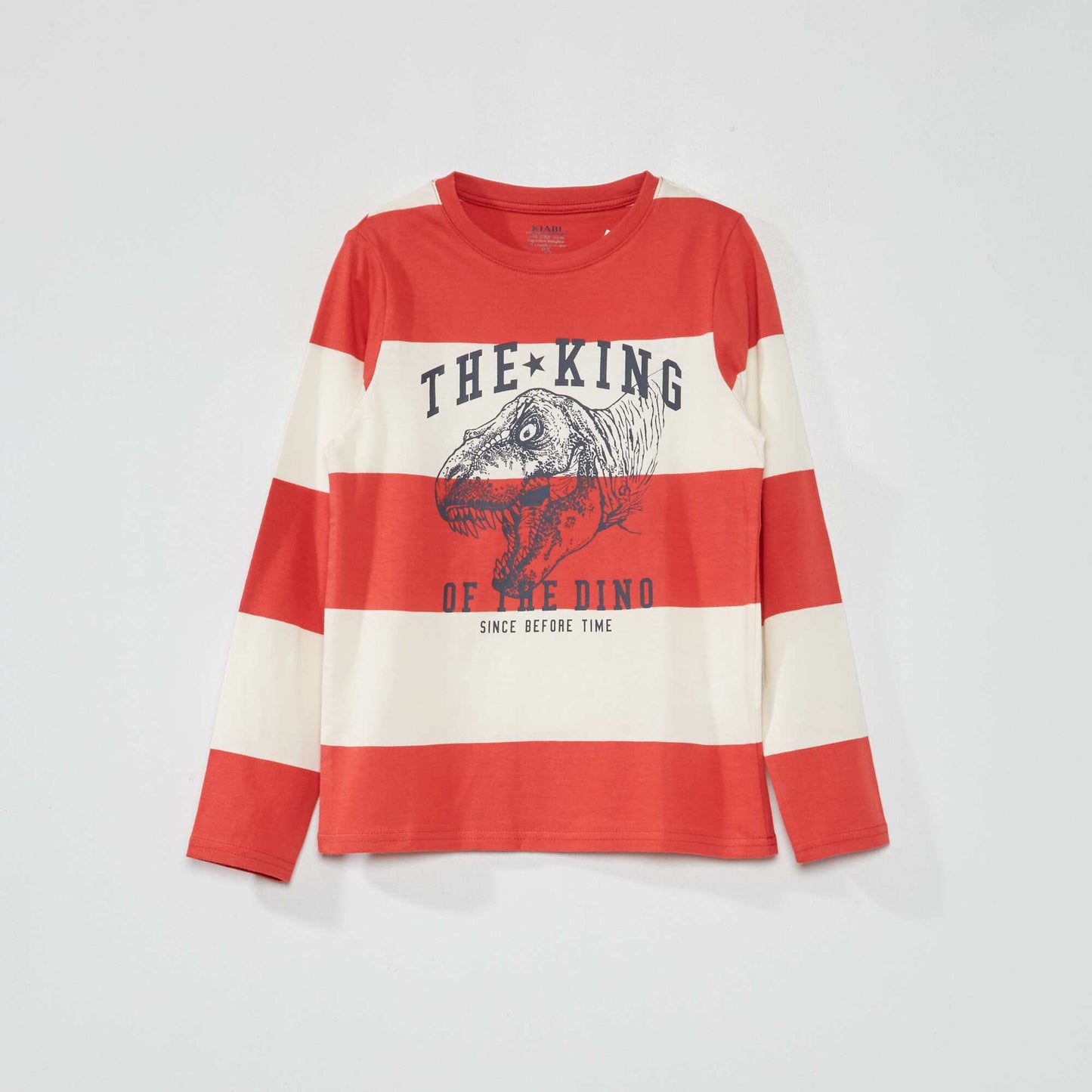 Long-sleeved jersey T-shirt RED