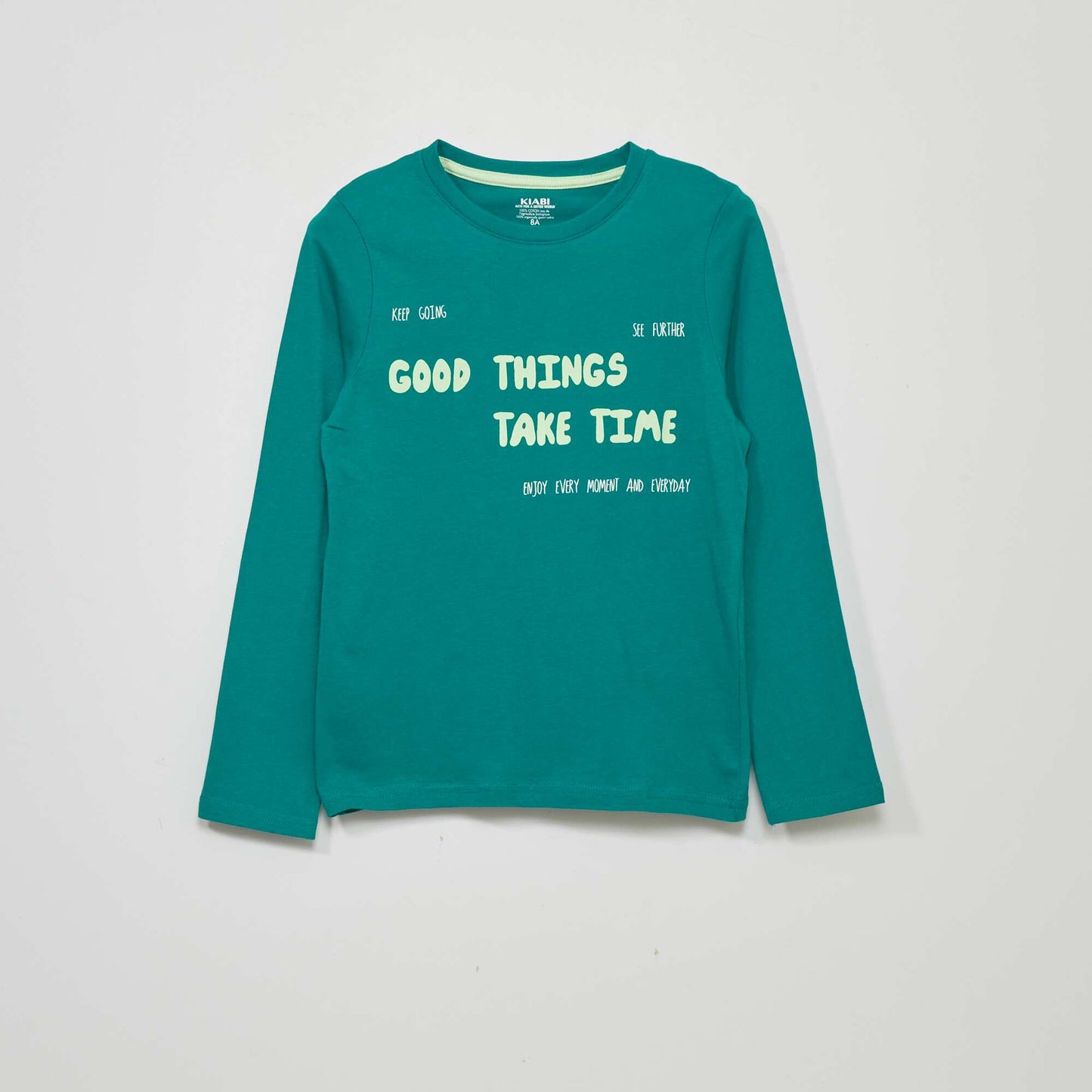 Printed T-shirt GREEN_GOOD