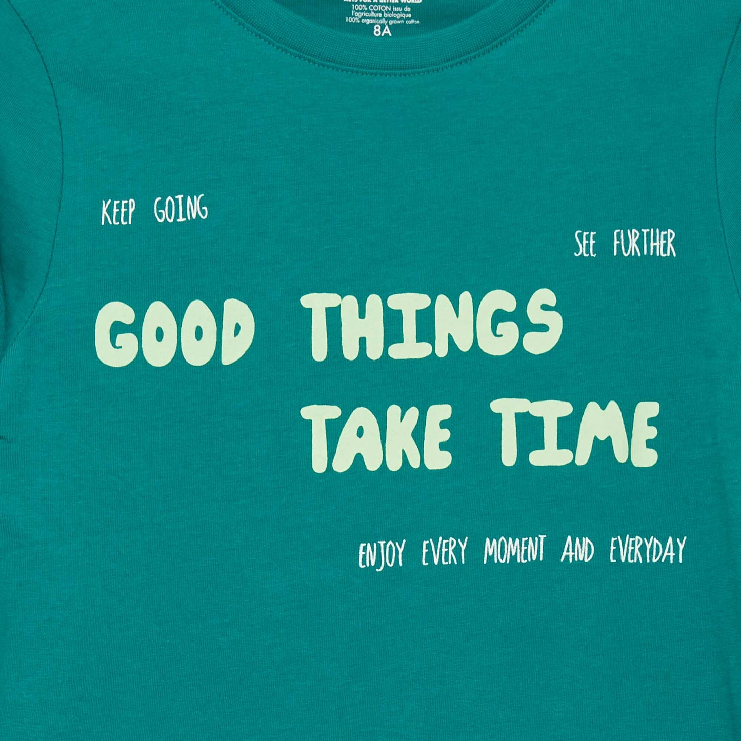 Printed T-shirt GREEN_GOOD