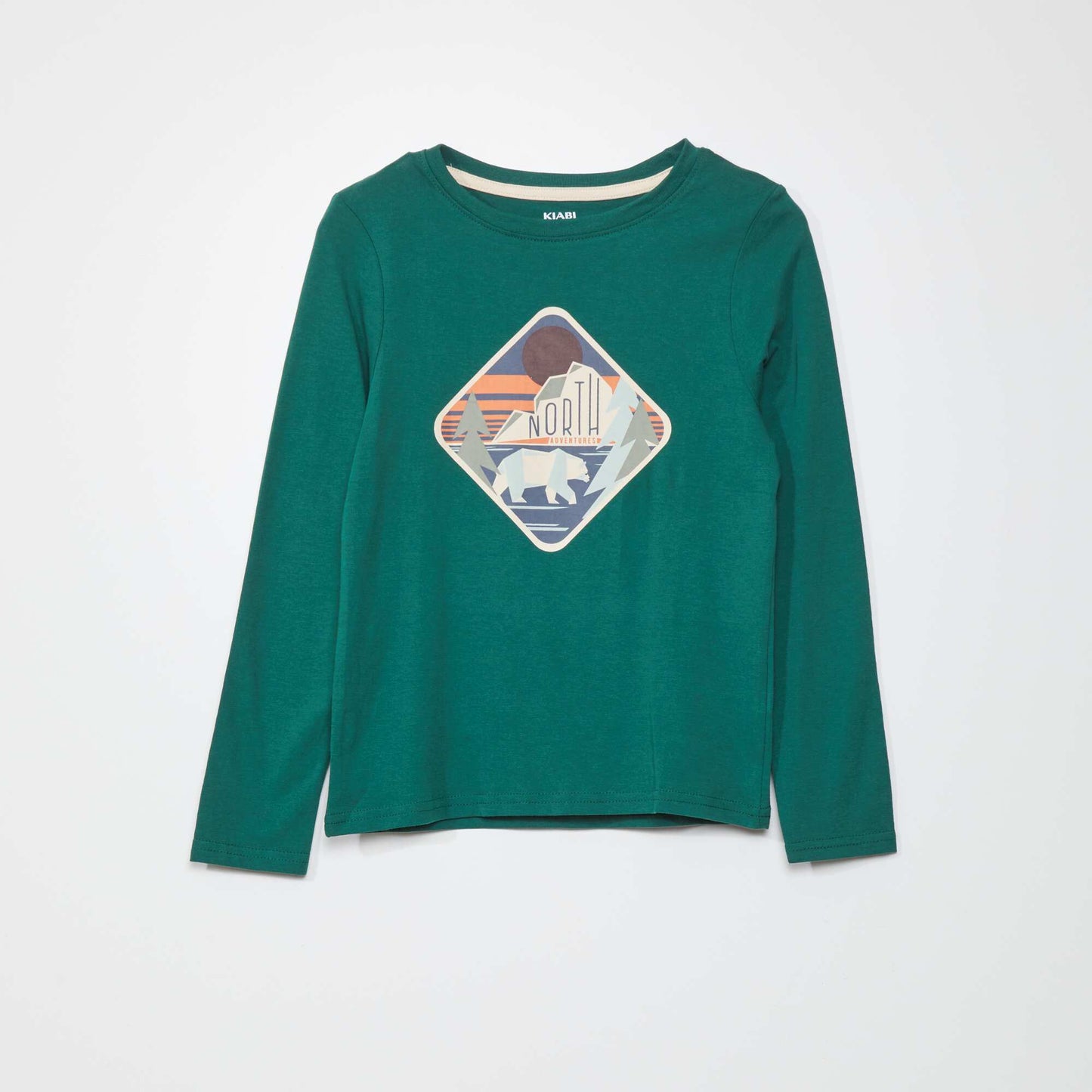 Long-sleeved printed T-shirt HUNT_BEAR