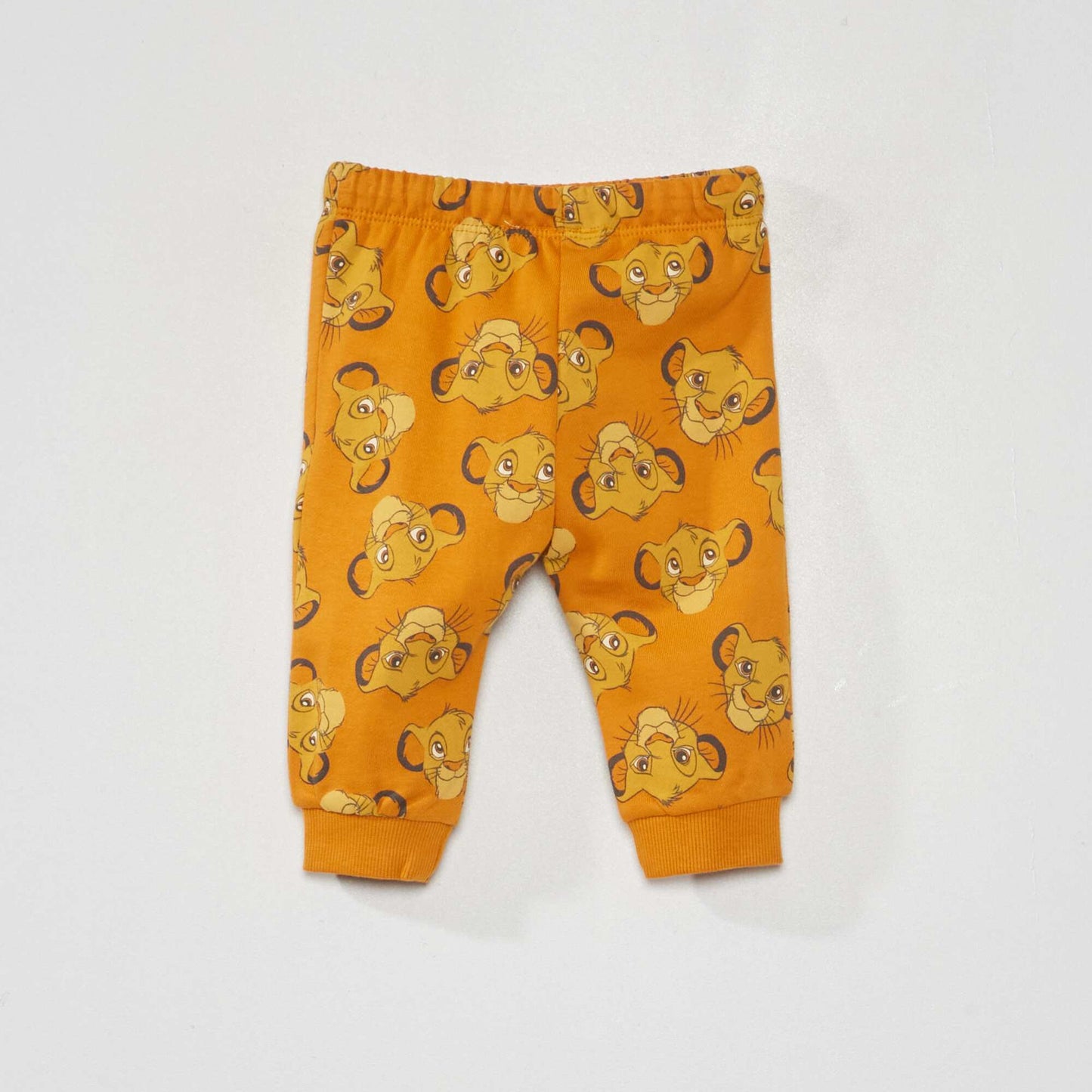 Simba sweatshirt fabric joggers YELLOW