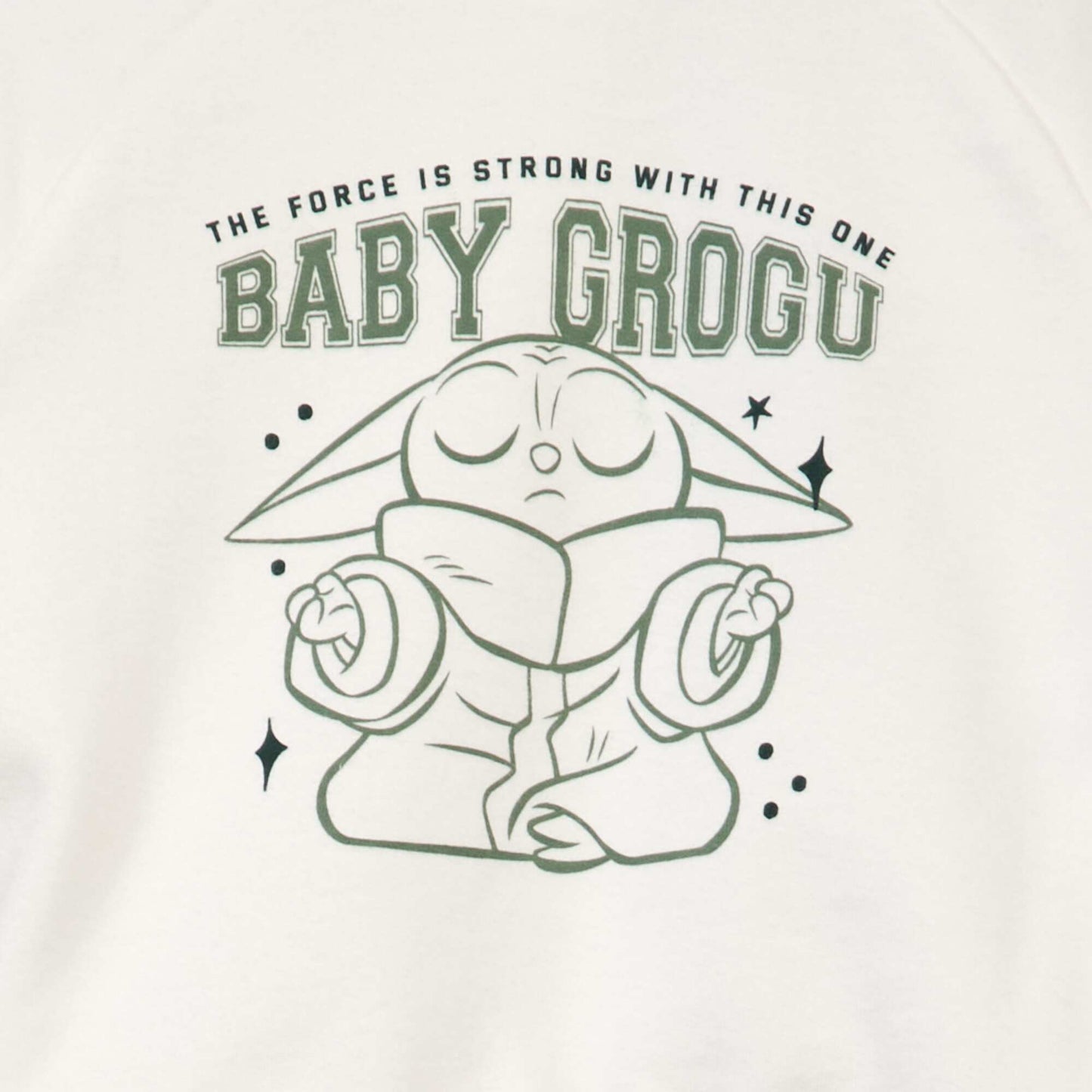 Star Wars Baby Yoda sweatshirt WHITE