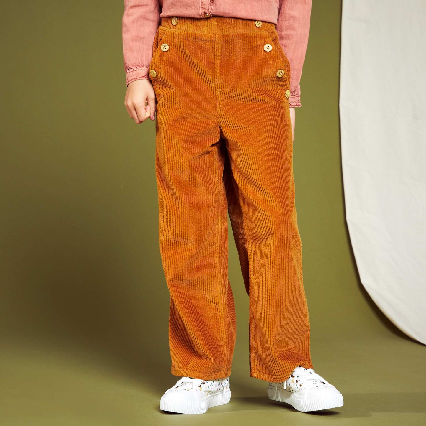 Corduroy trousers BROWN