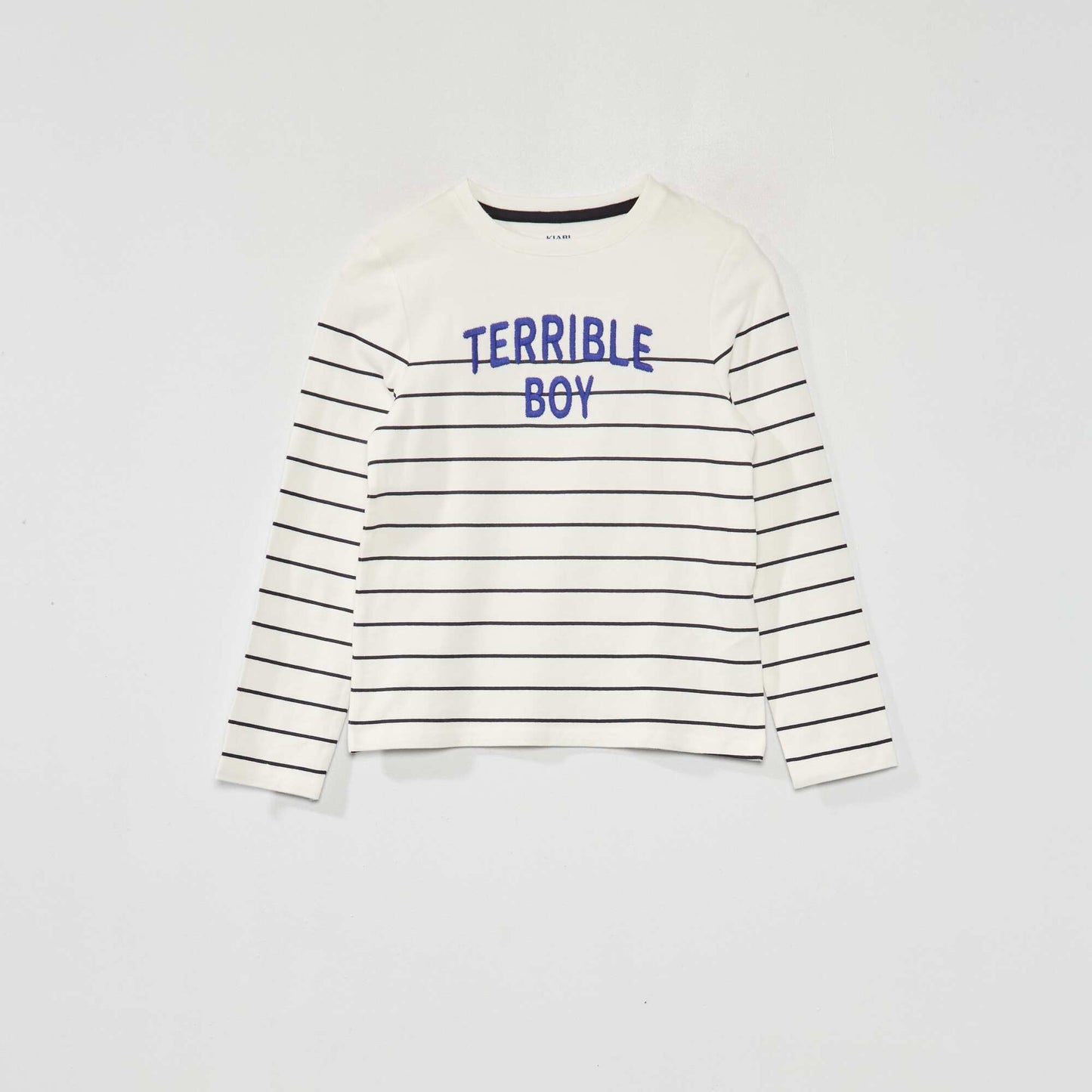 'Terrible boy' jersey knit T-shirt SNOW_RAYU