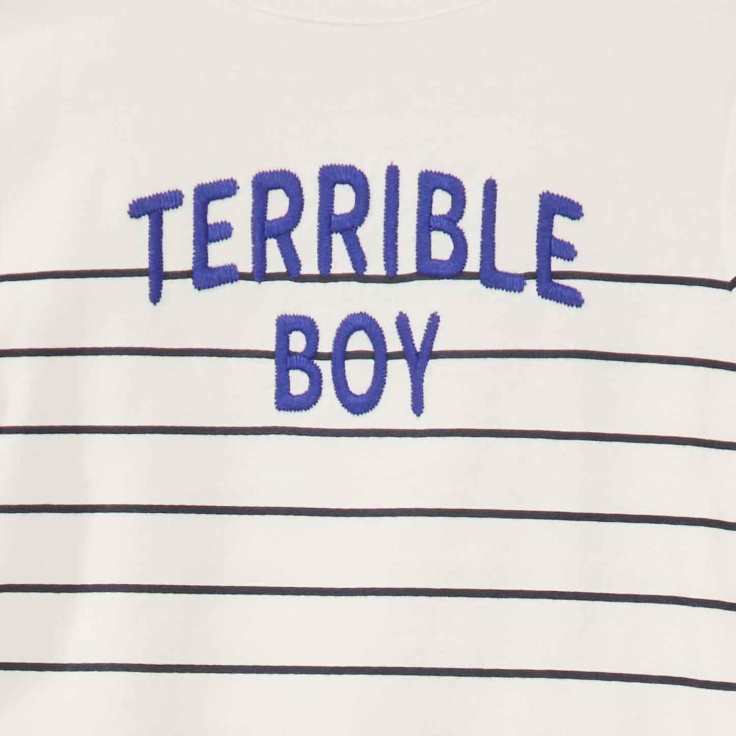 'Terrible boy' jersey knit T-shirt SNOW_RAYU