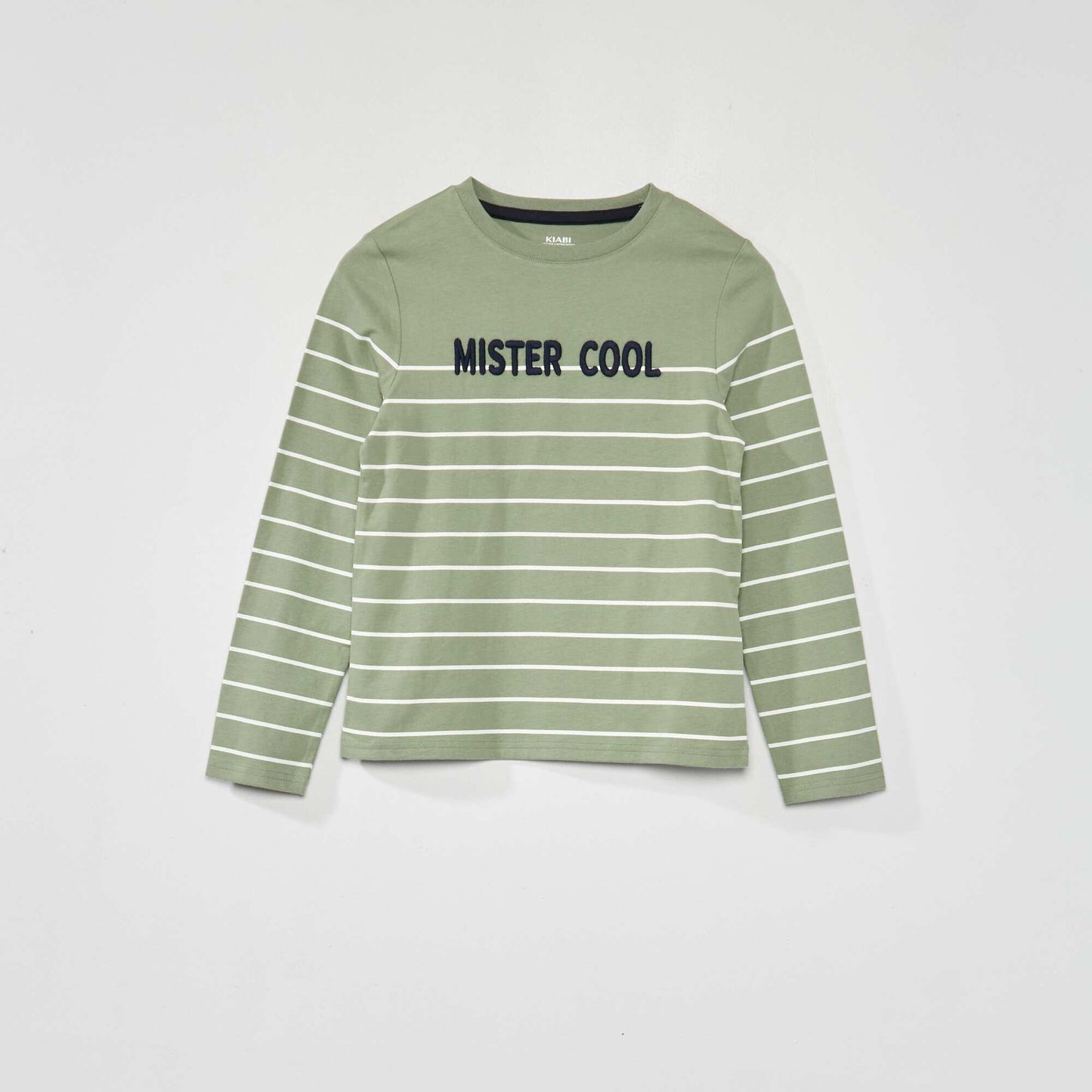 'Mister Cool' jersey knit T-shirt GREEN_RAYU