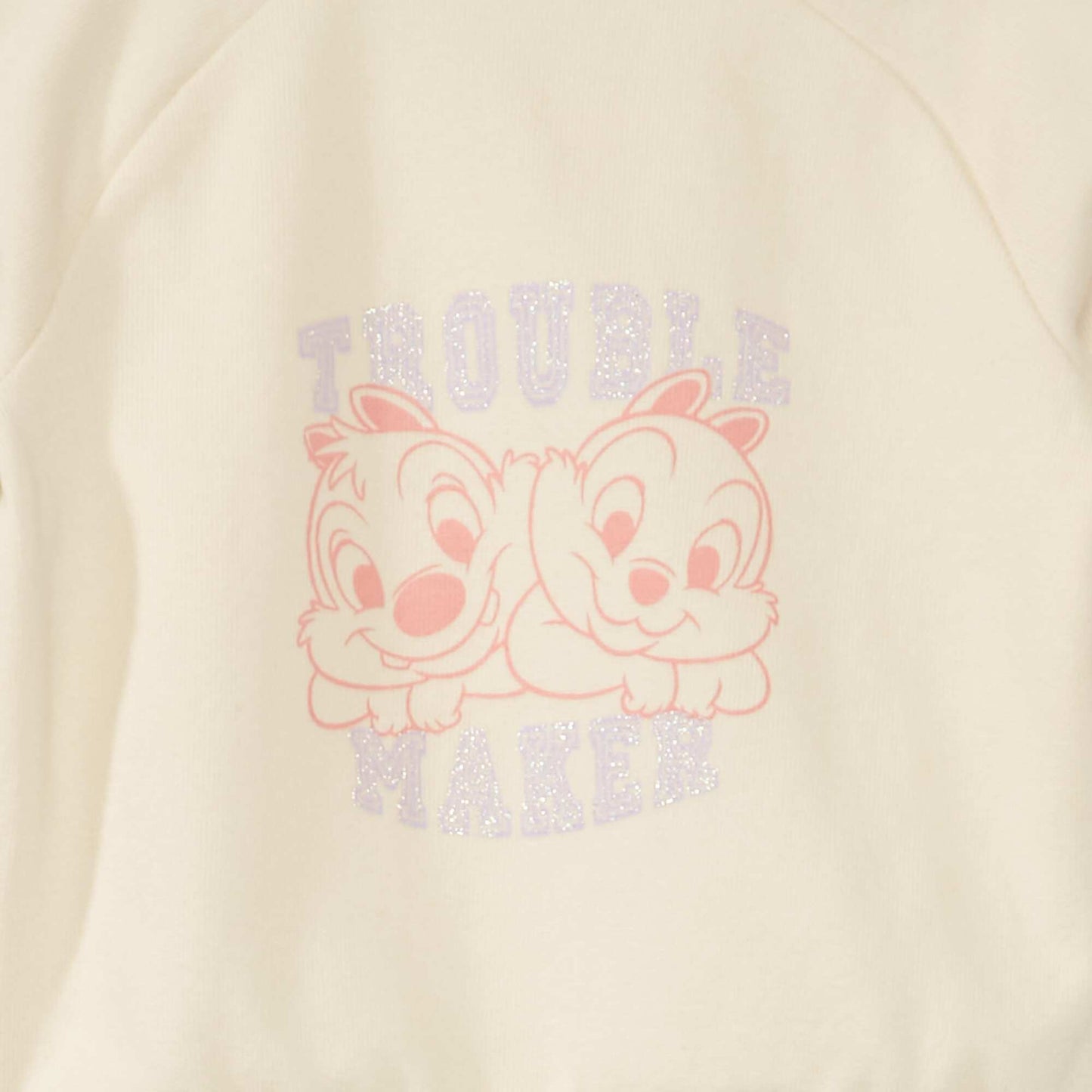 'Chip 'n' Dale' jersey sweater TICKING EGG