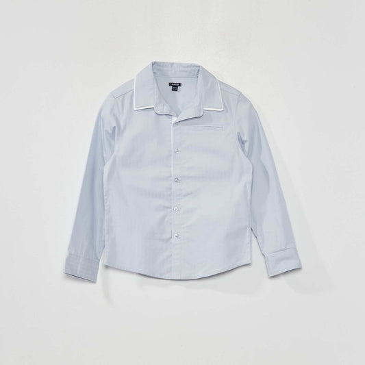 Long-sleeved shirt BLUE SHRUB