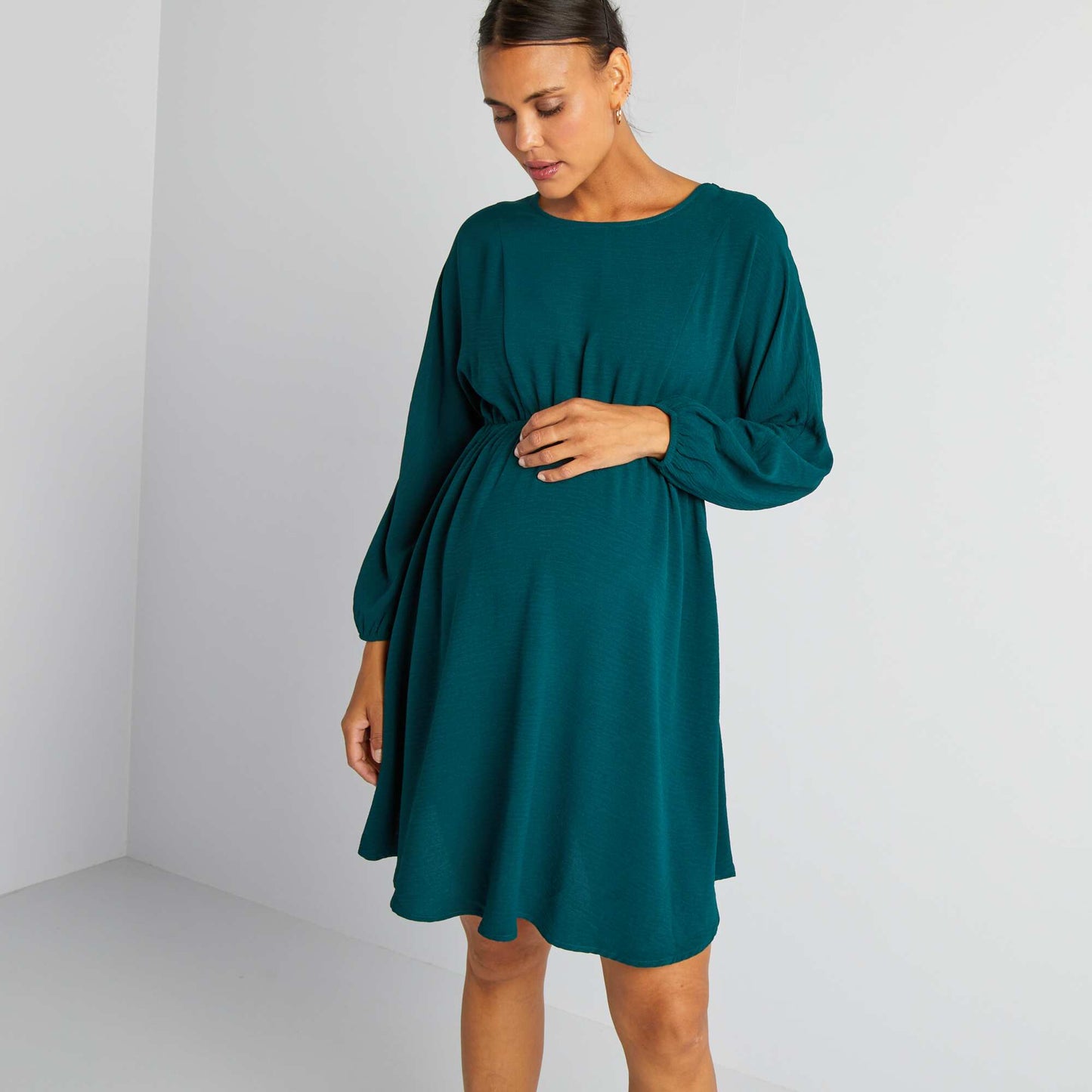 Maternity dress GREEN LAYS