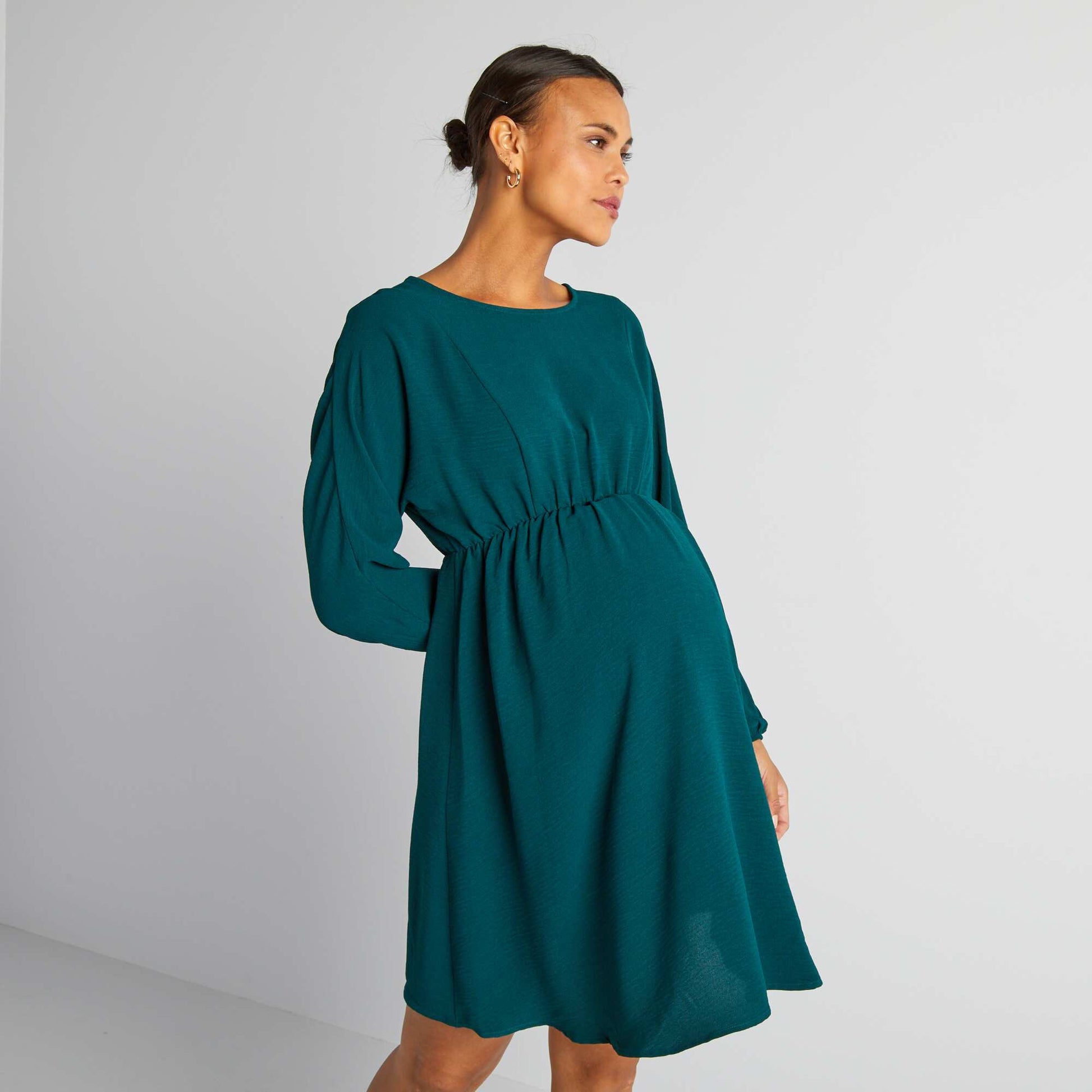 Maternity dress GREEN LAYS