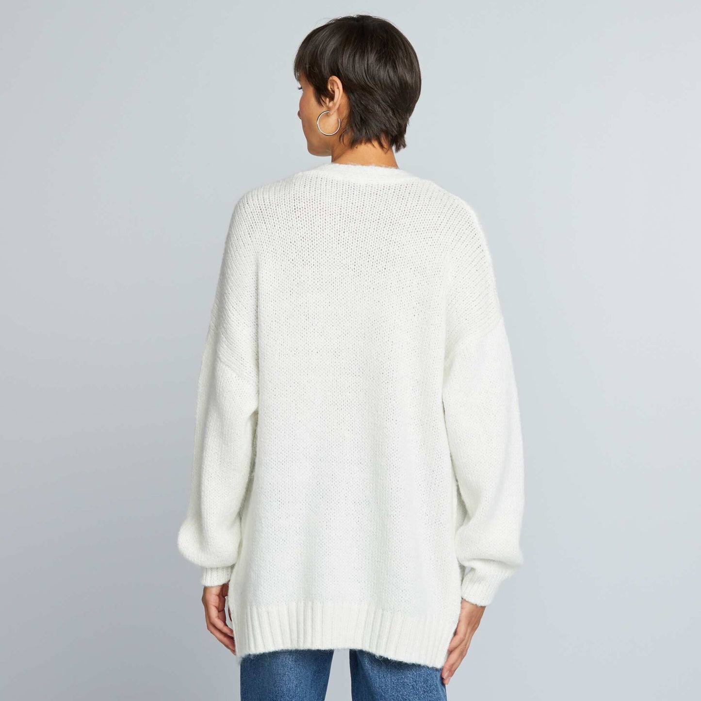 Mid-length knitted cardigan COCONUT_MI