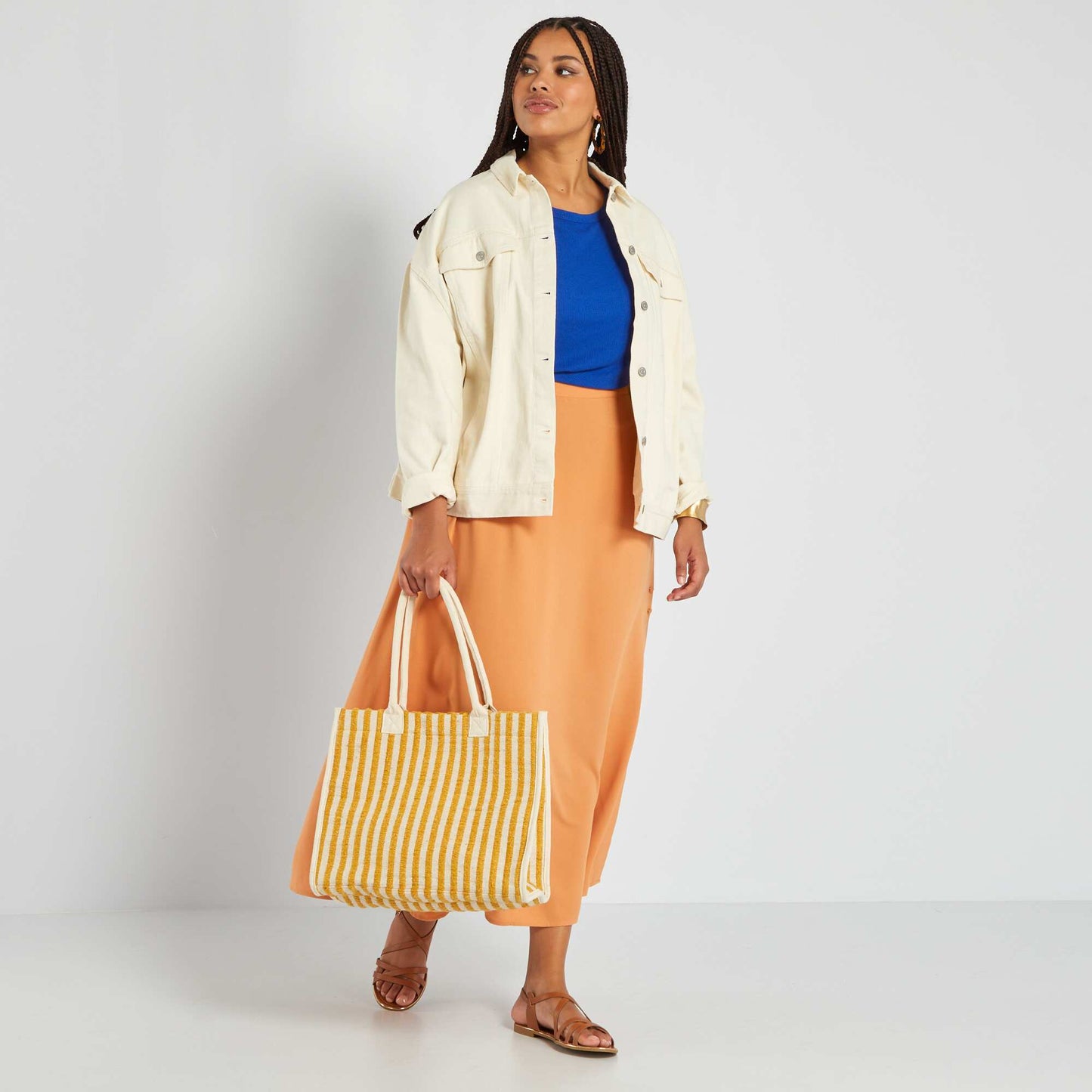 Midi skirt BROWN