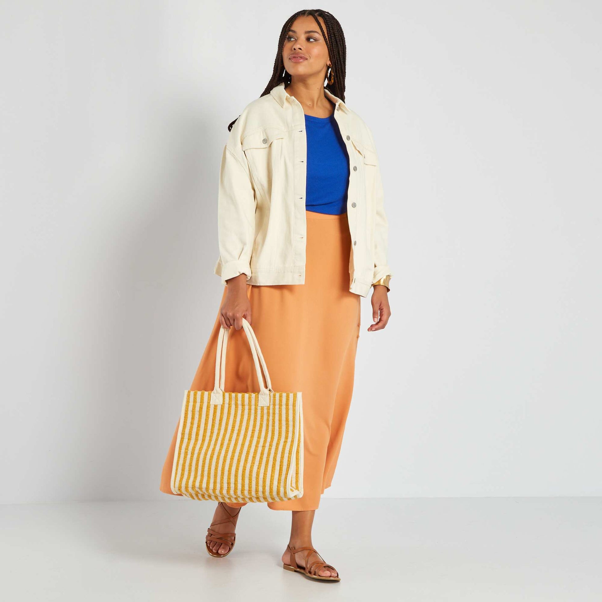 Midi skirt BROWN