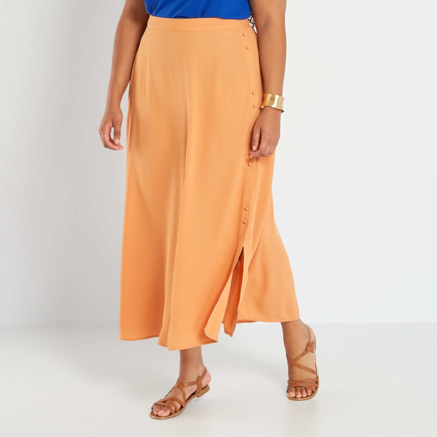 Midi skirt BROWN