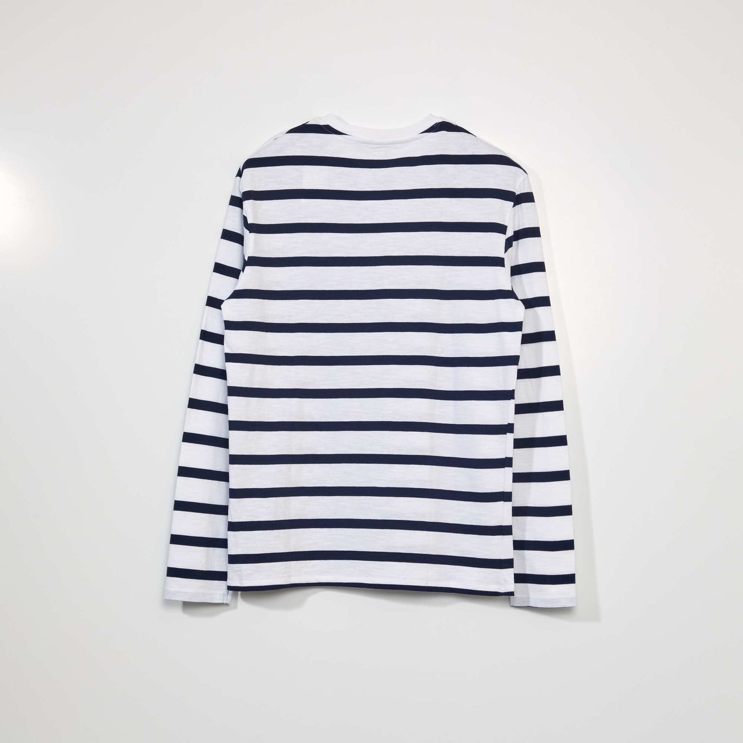 Breton-style T-shirt white