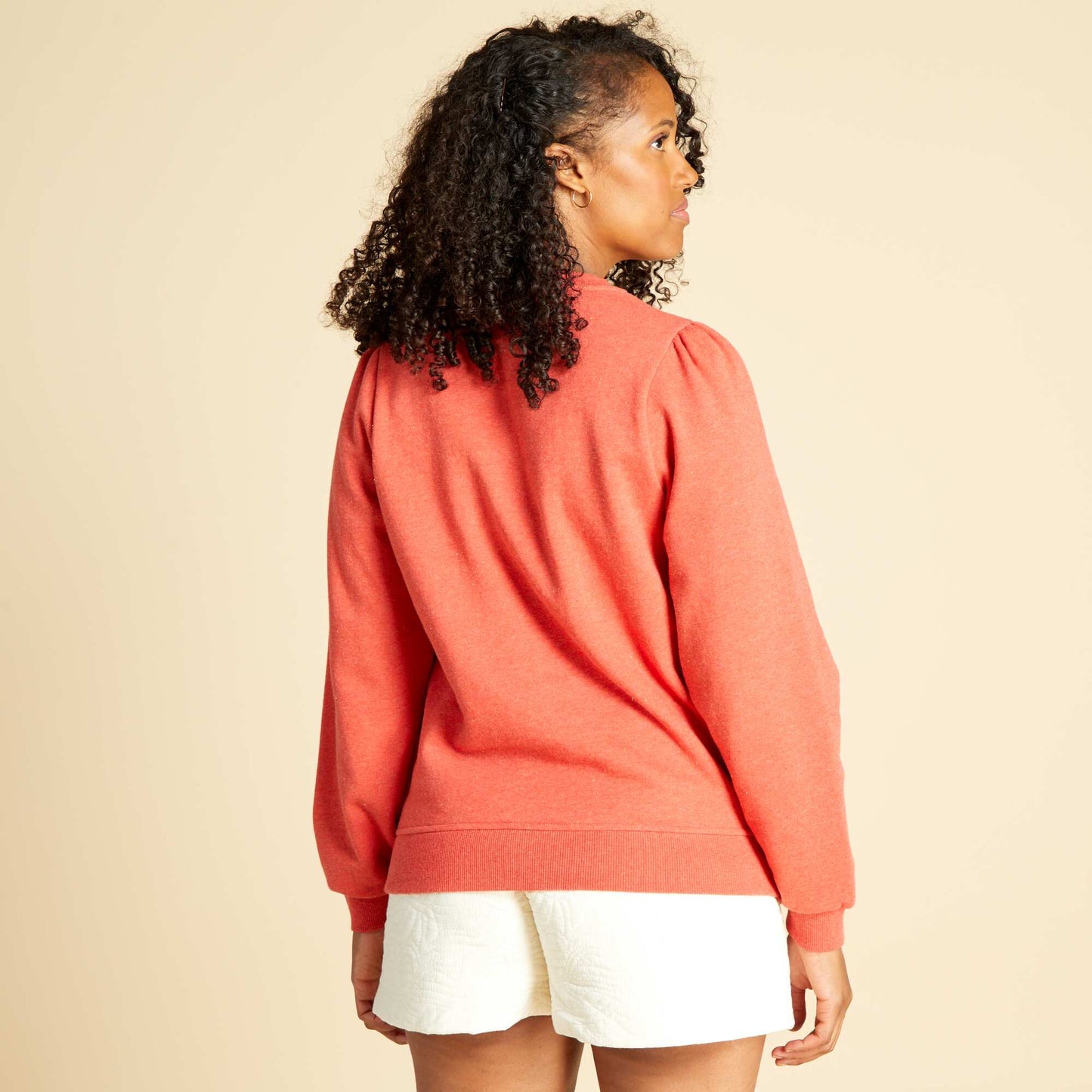 Nursing sweater raspberry red