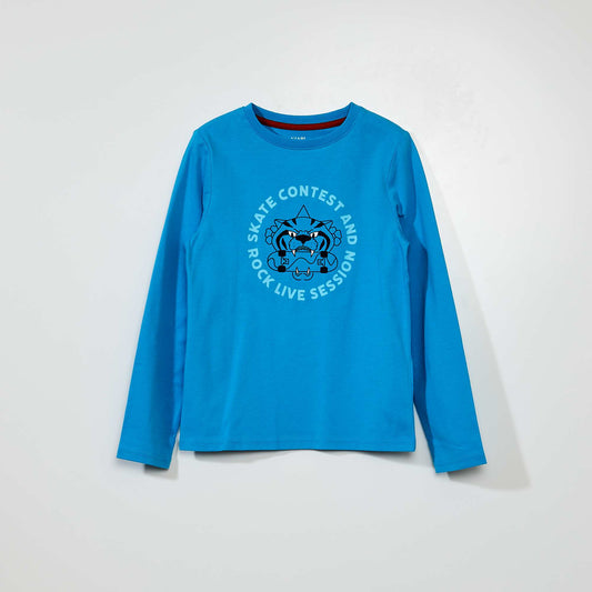 Long-sleeved jersey T-shirt HORIZ_TIG