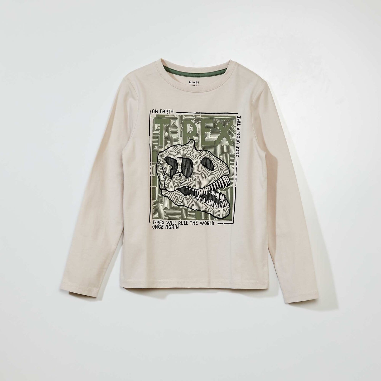 Long-sleeved jersey T-shirt SAND_REX