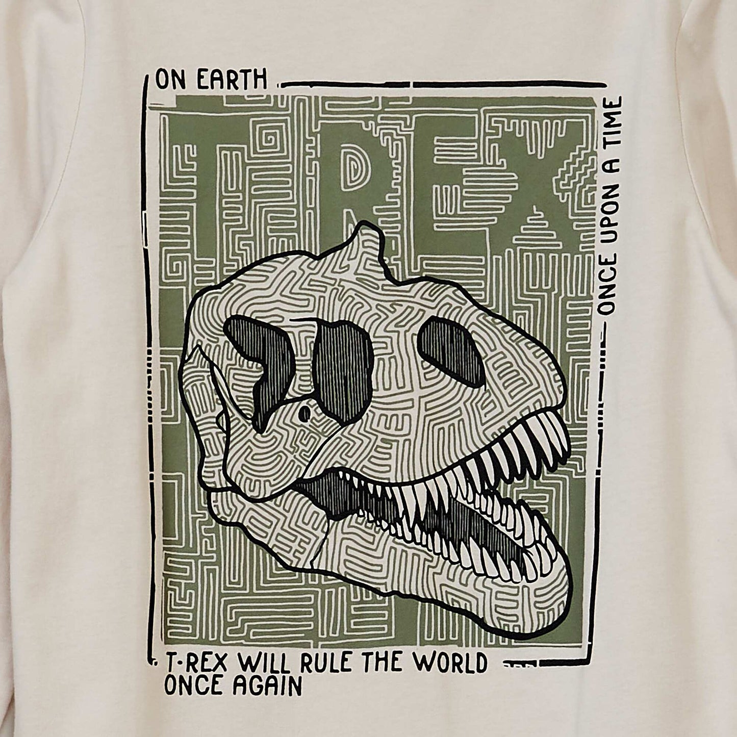 Long-sleeved jersey T-shirt SAND_REX